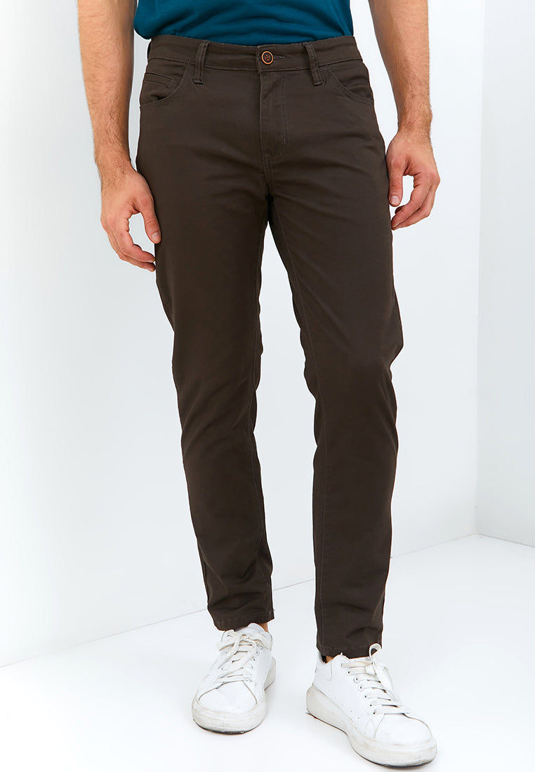 Carvil Celana Pria NATA - DARK BROWN