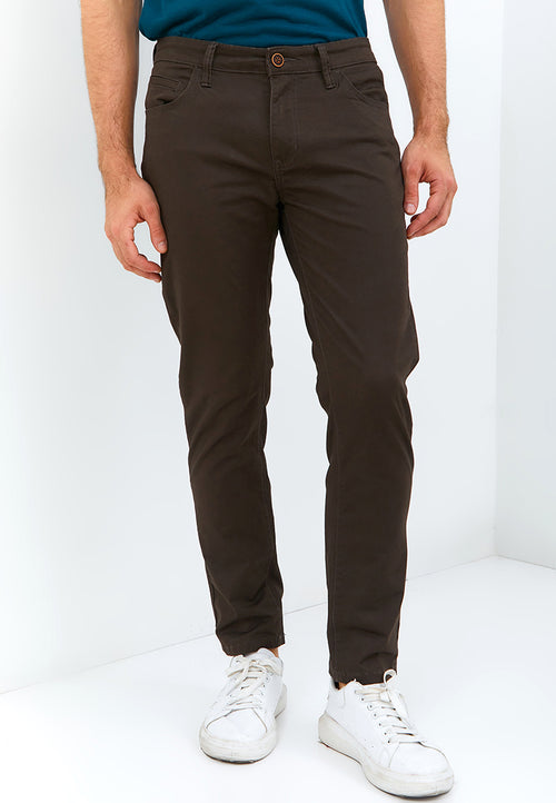 Carvil Celana Pria NATA - DARK BROWN