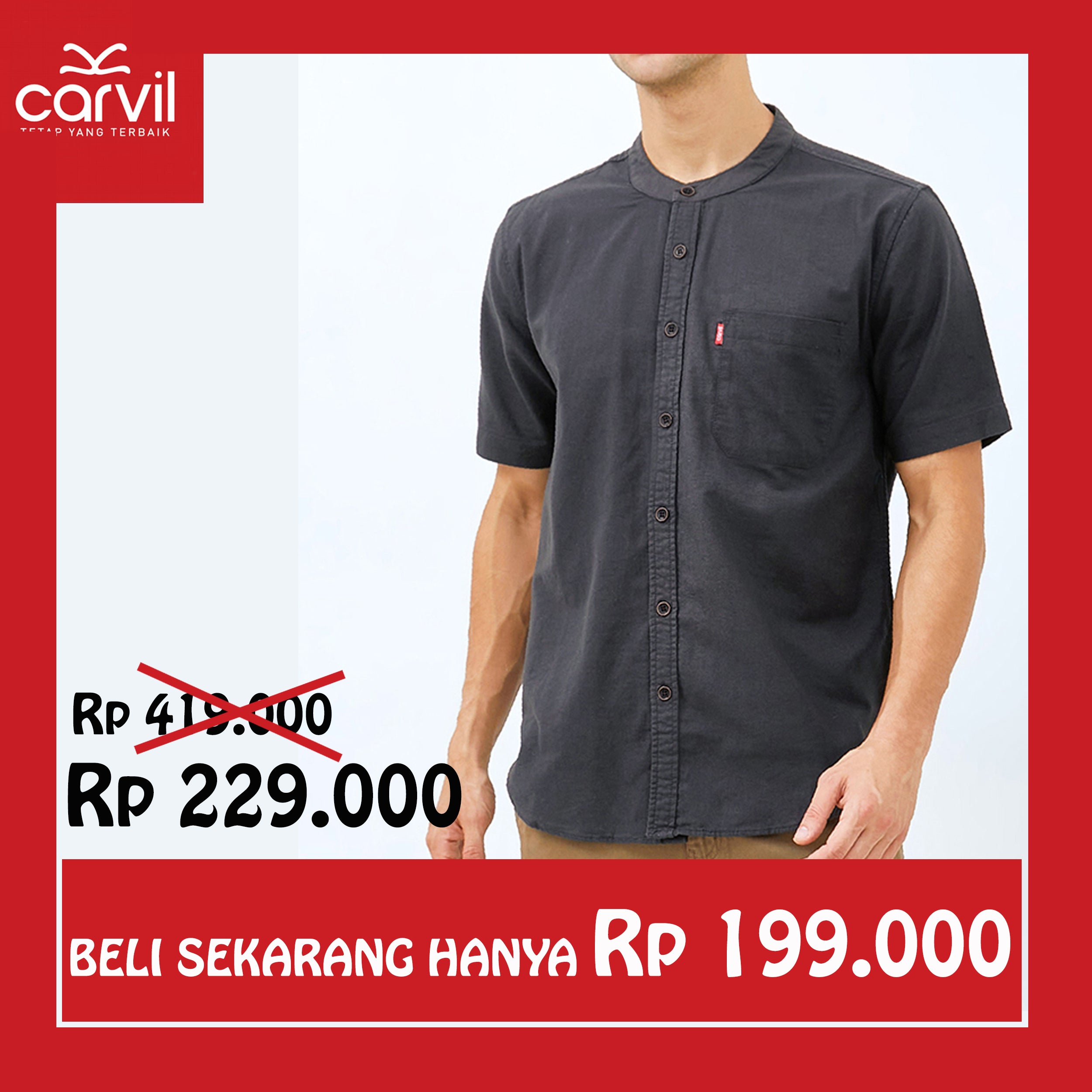 Carvil Baju Koko Man NAUFAL-DG