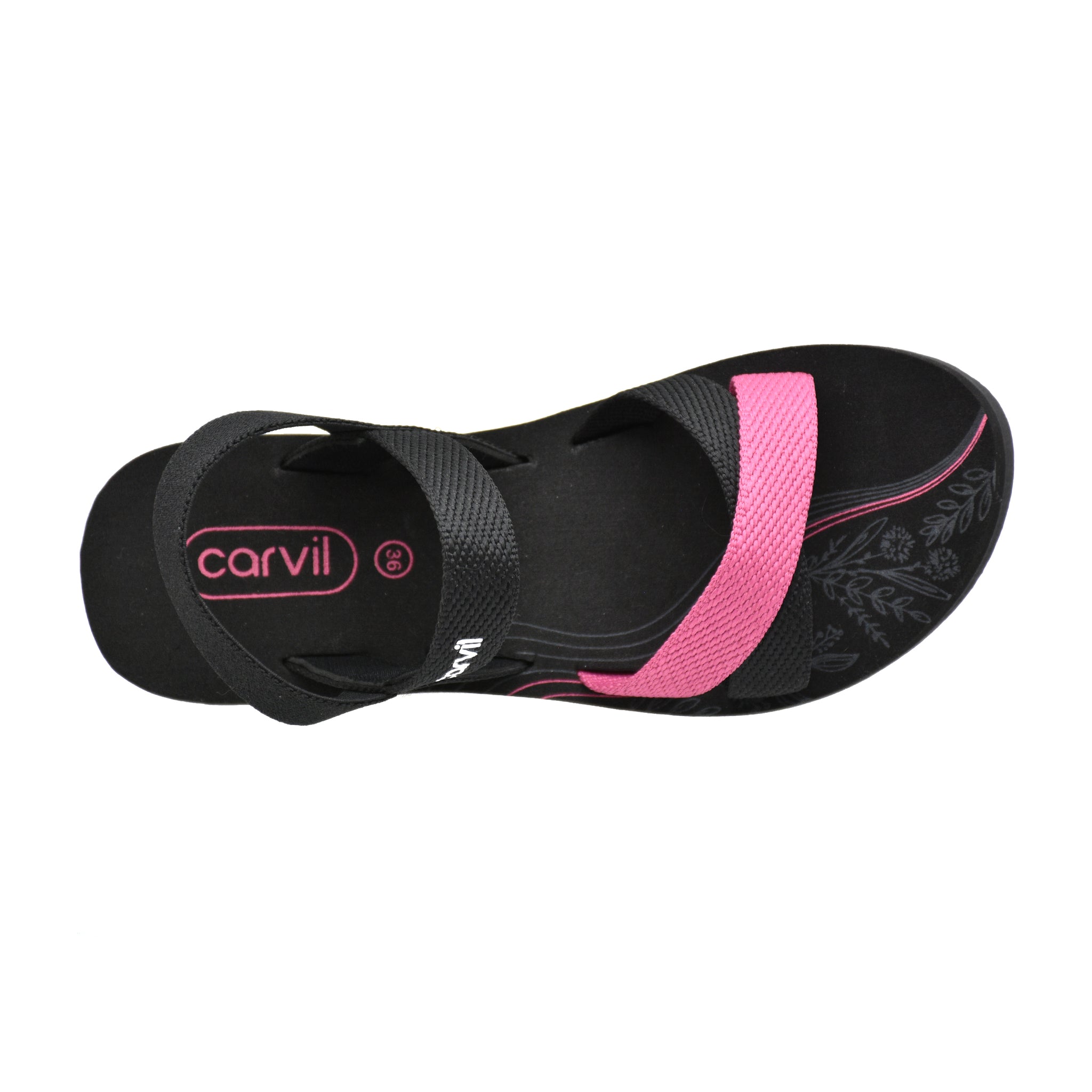 Carvil Sandal Wanita NAVIRA-TB - BLACK/PINK