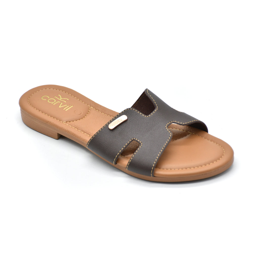 Carvil Sandal Wanita NAZIRA-03 L - BROWN