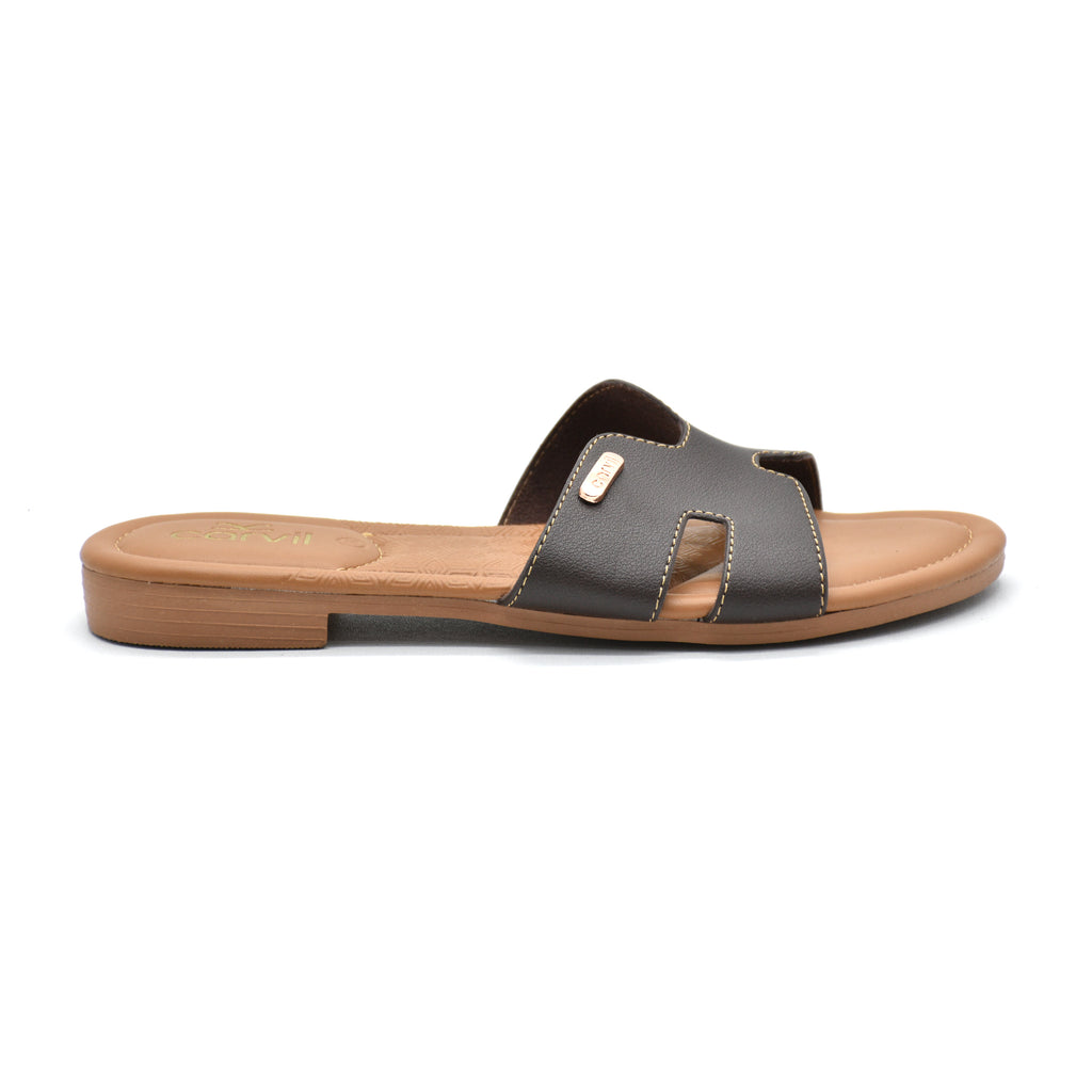 Carvil Sandal Wanita NAZIRA-03 L - BROWN