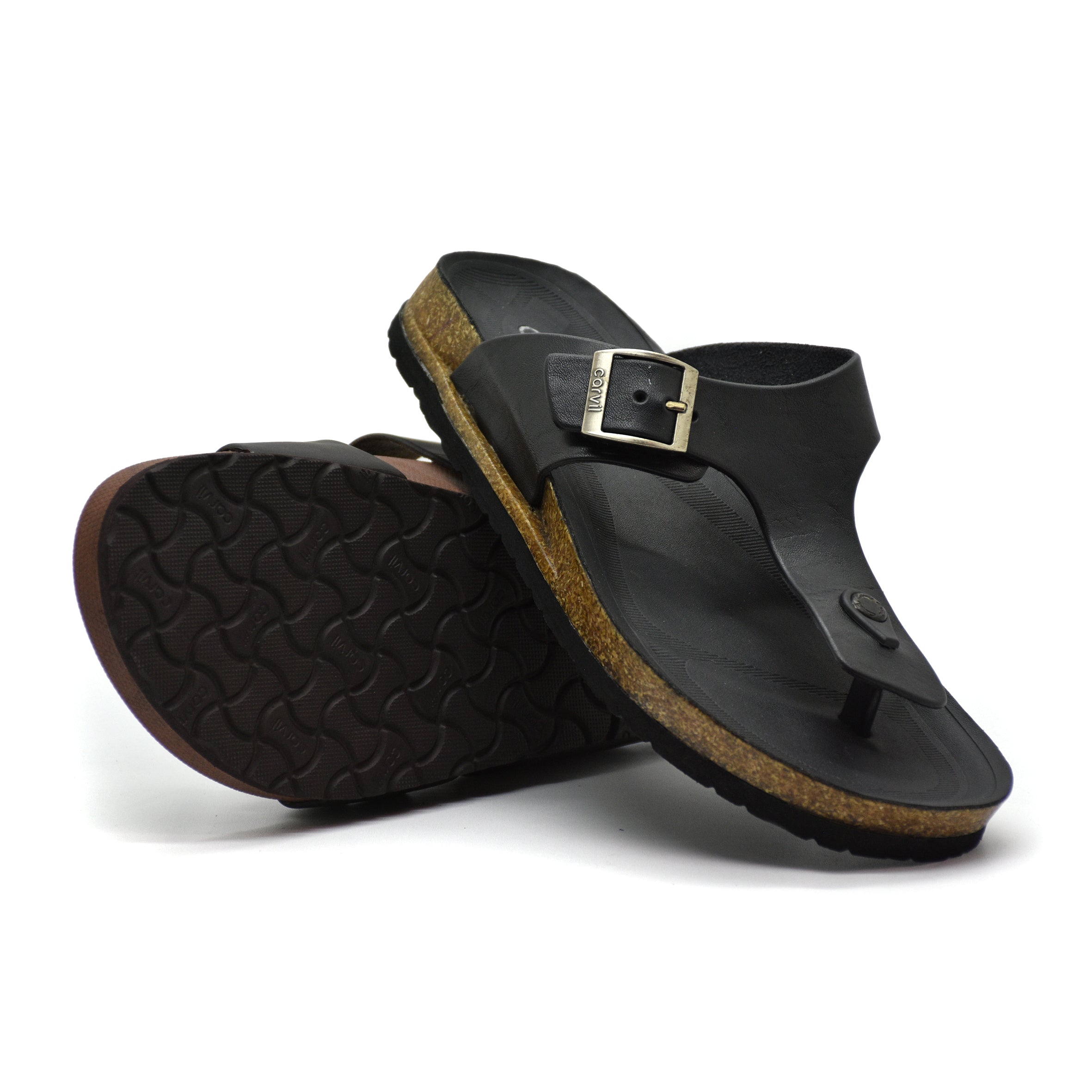 Carvil Sandal Pria NEWBEN-01 M BLACK
