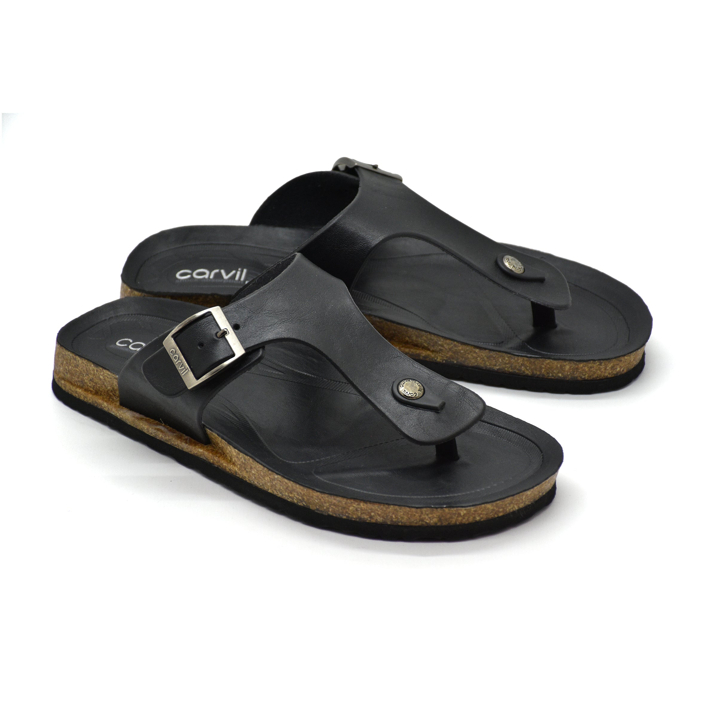 Carvil Sandal Pria NEWBEN-01 M BLACK
