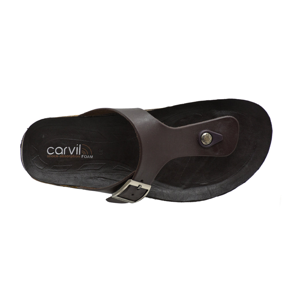 Carvil Sandal Pria NEWBEN-01 M DARK BROWN