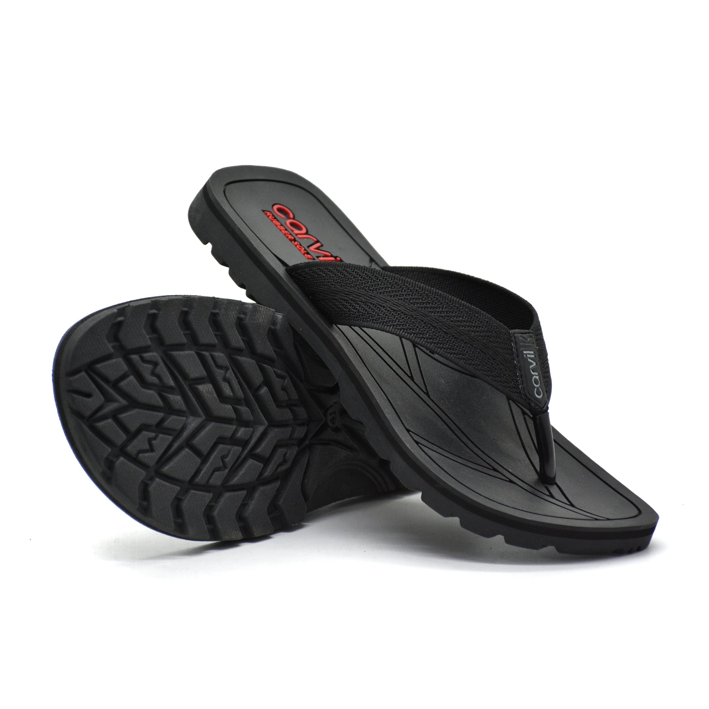 Carvil Sandal Pria NEW EMW-08 M BLACK/RED
