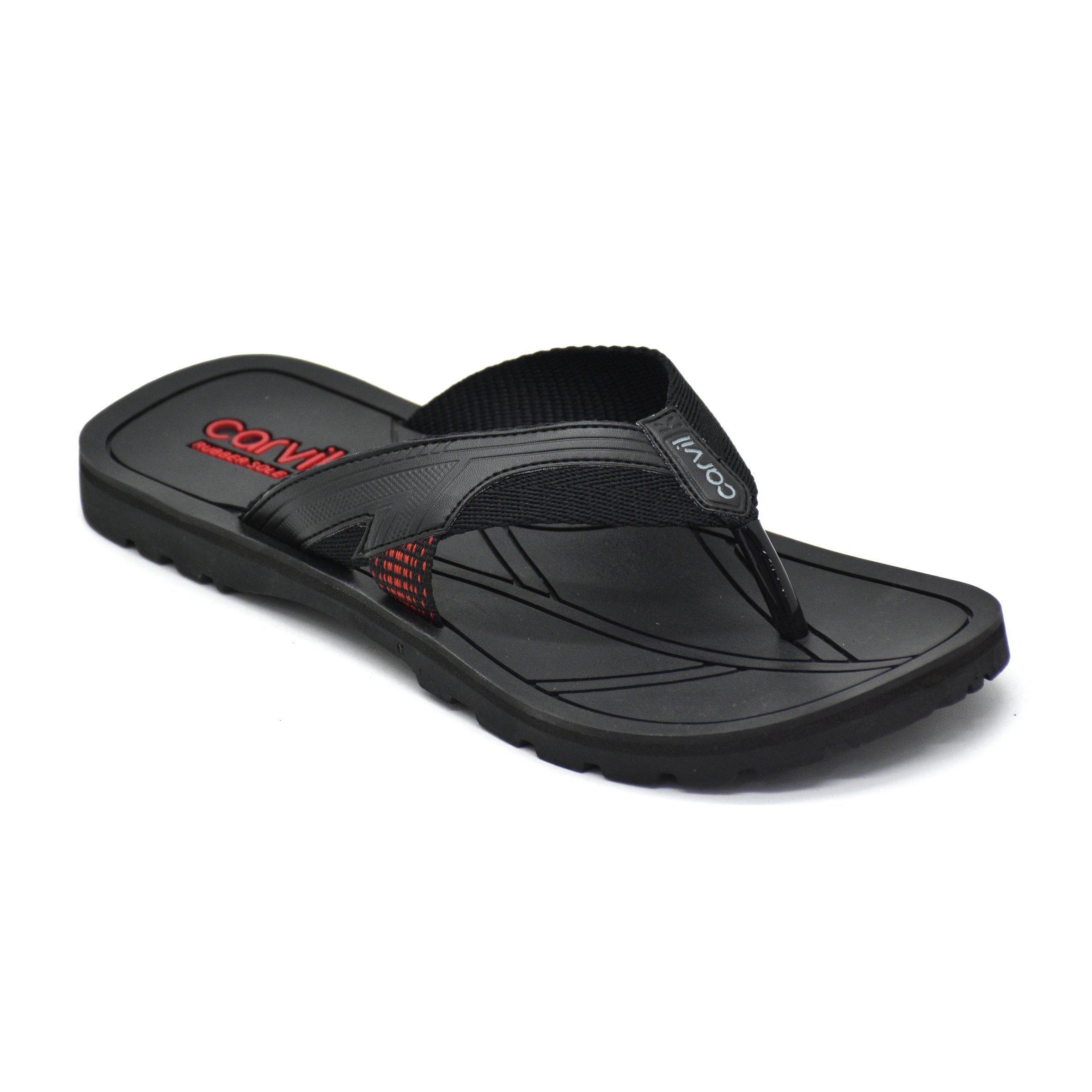 Carvil Sandal Pria NEW EMW-09 M BLACK/RED
