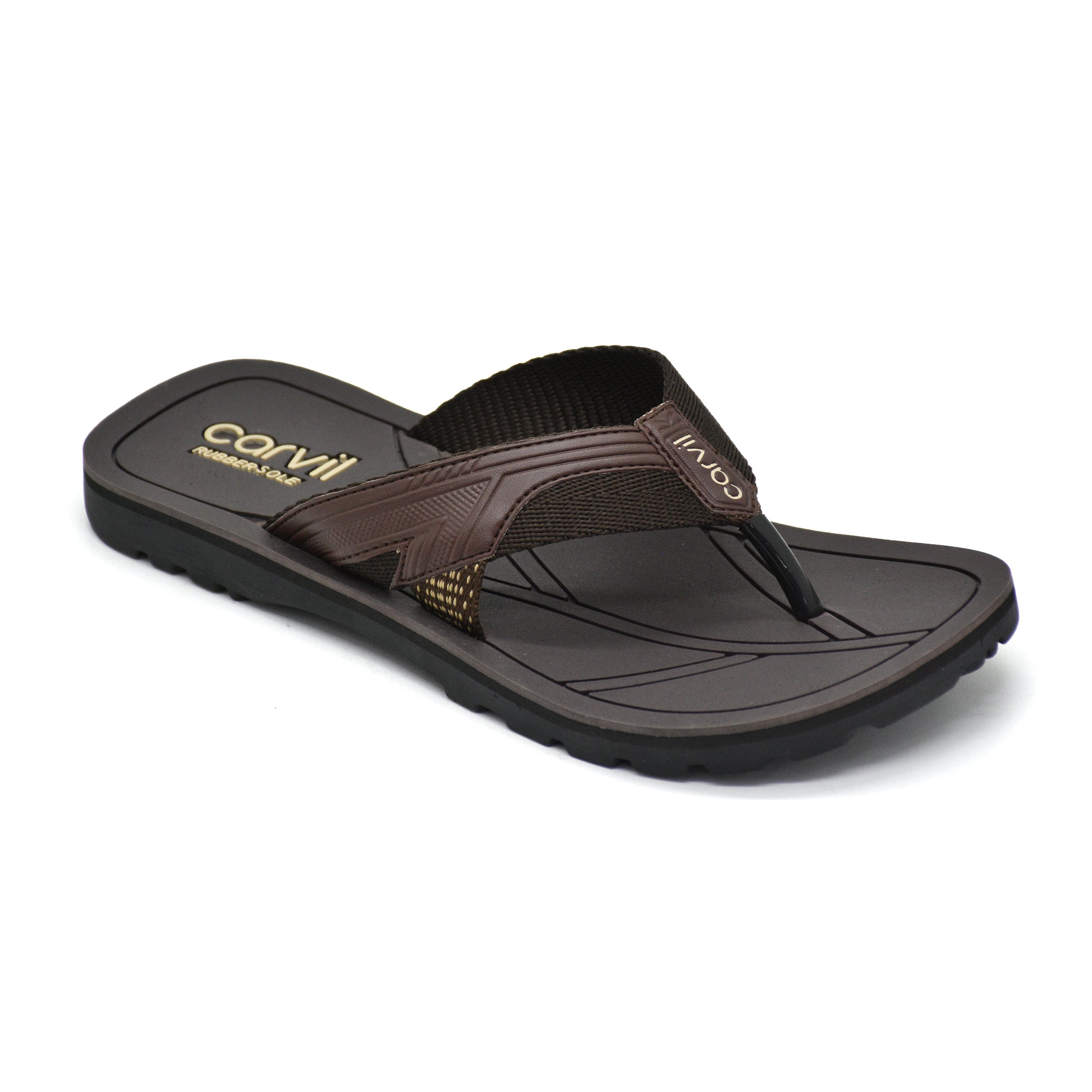 Carvil Sandal Pria NEW EMW-09 M BROWN/BEIGE
