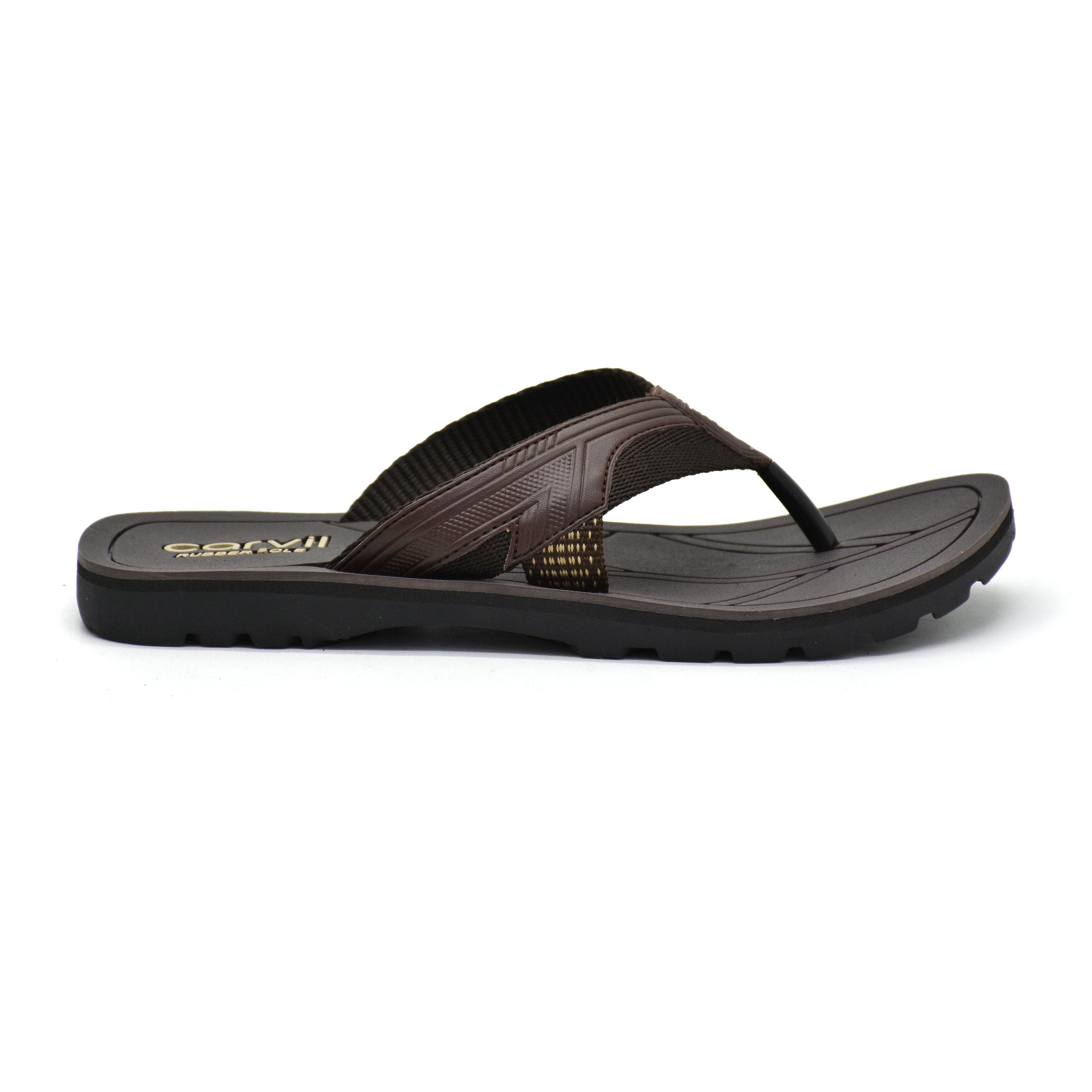 Carvil Sandal Pria NEW EMW-09 M BROWN/BEIGE