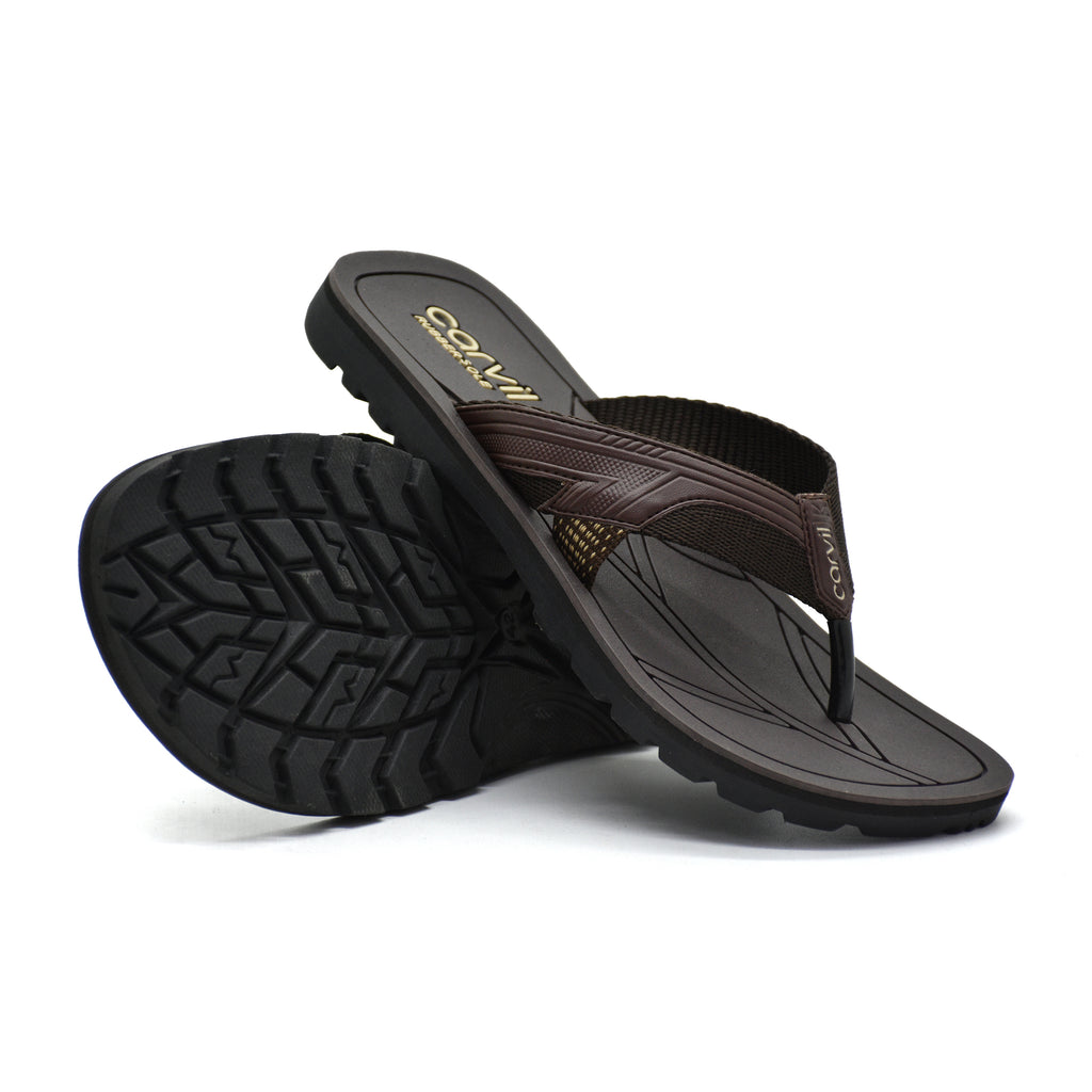 Carvil Sandal Pria NEW EMW-09 M BROWN/BEIGE