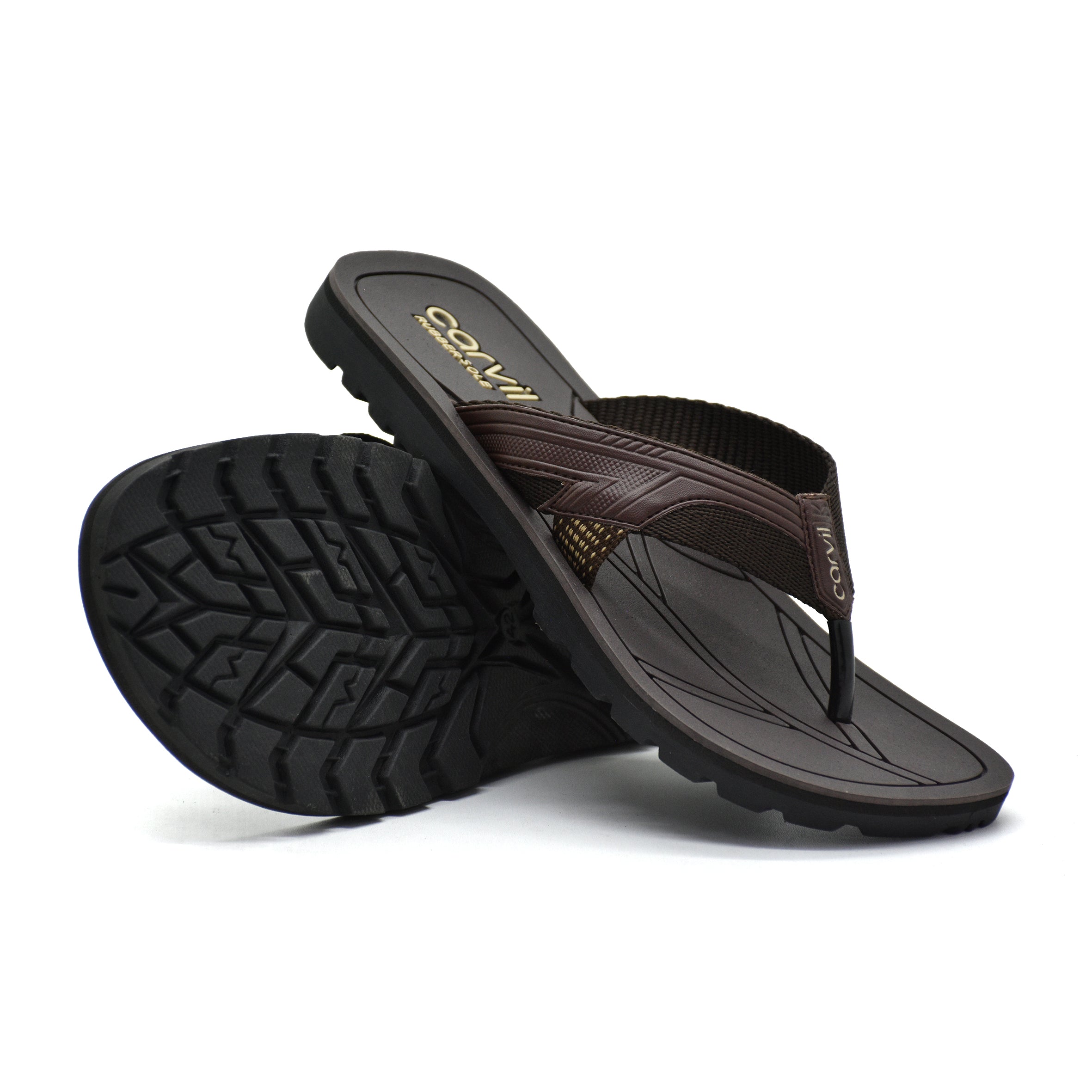 Carvil Sandal Pria NEW EMW-09 M BROWN/BEIGE