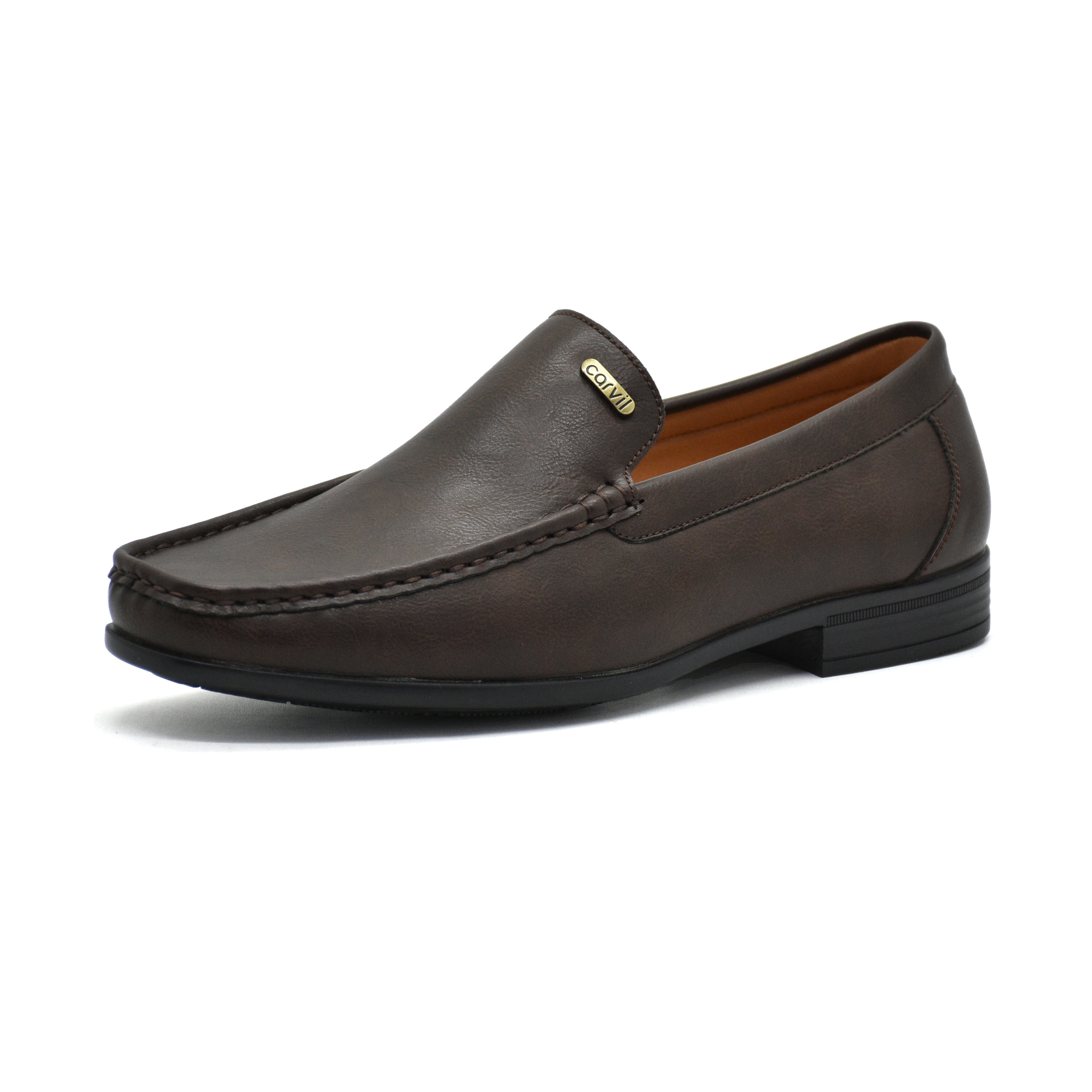 Carvil Sepatu Pria  NINO-SM DARK BROWN
