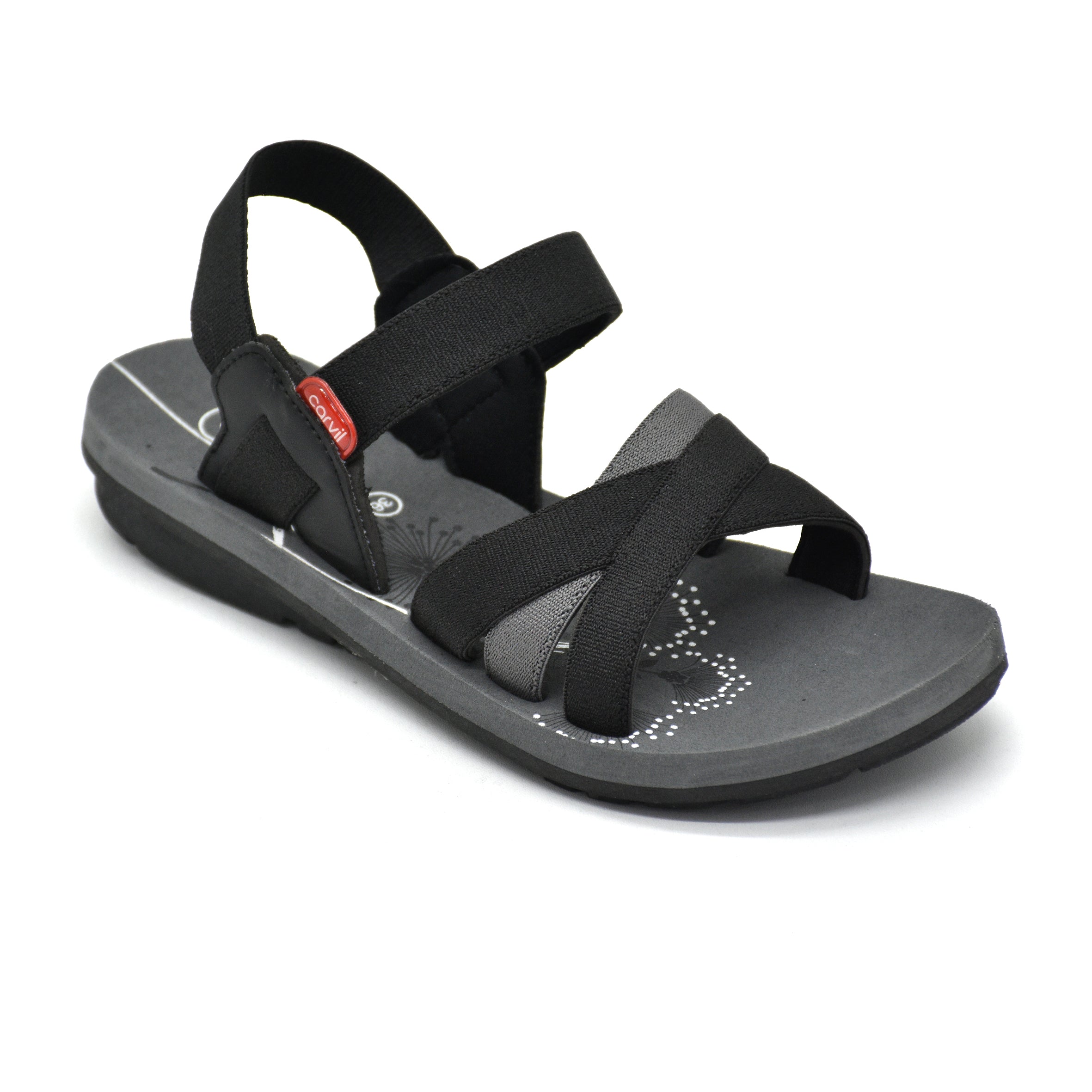 Carvil Sandal Wanita NOURMA-TB BLACK/GREY