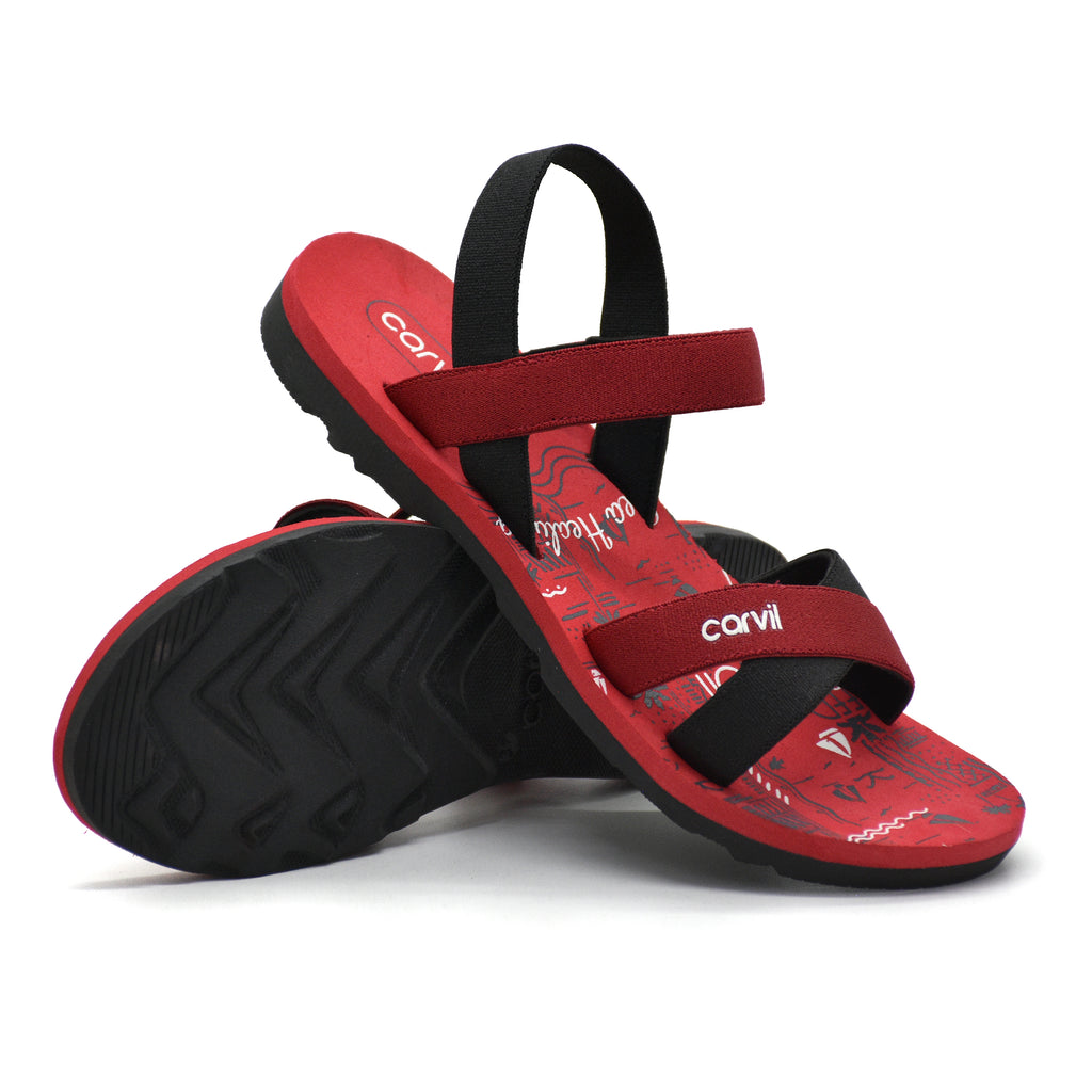 Carvil Sandal Anak Noventa - TB Black/Red