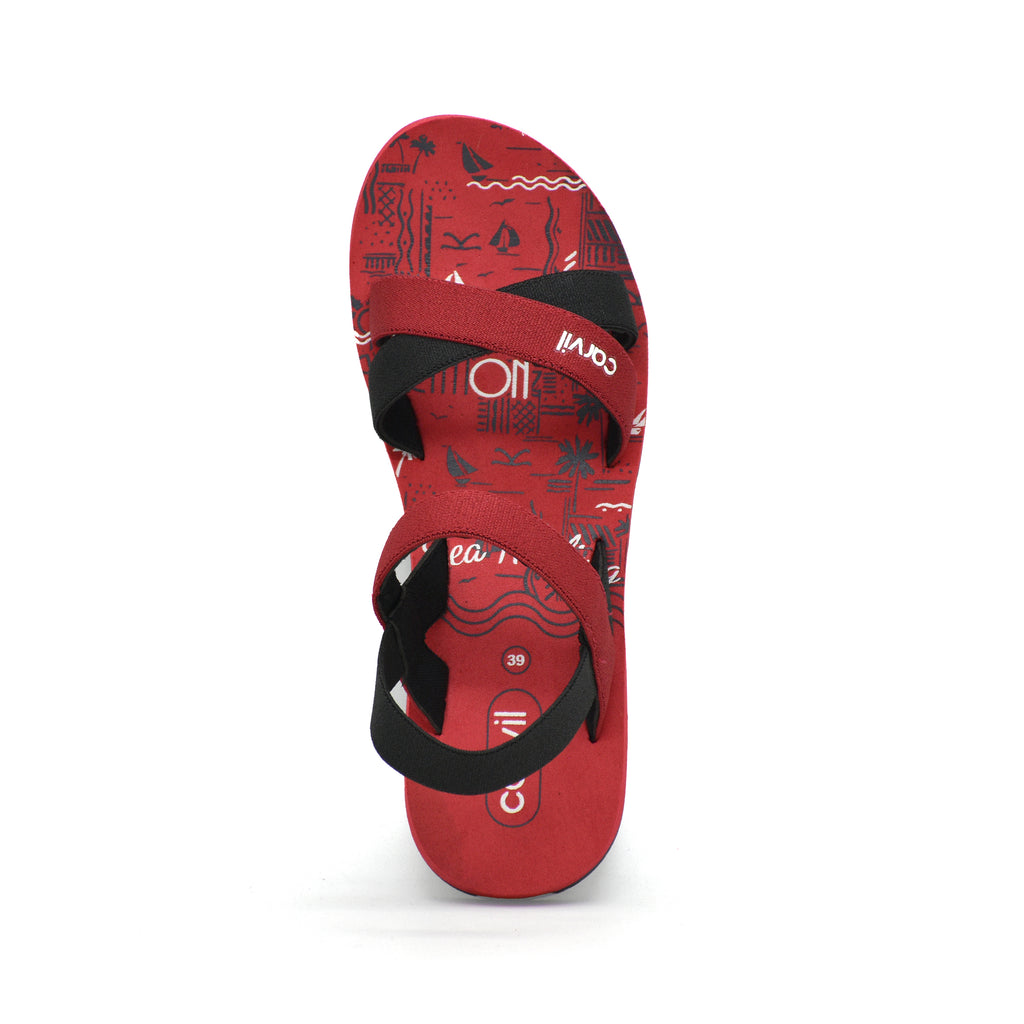 Carvil Sandal Anak Noventa - TB Black/Red