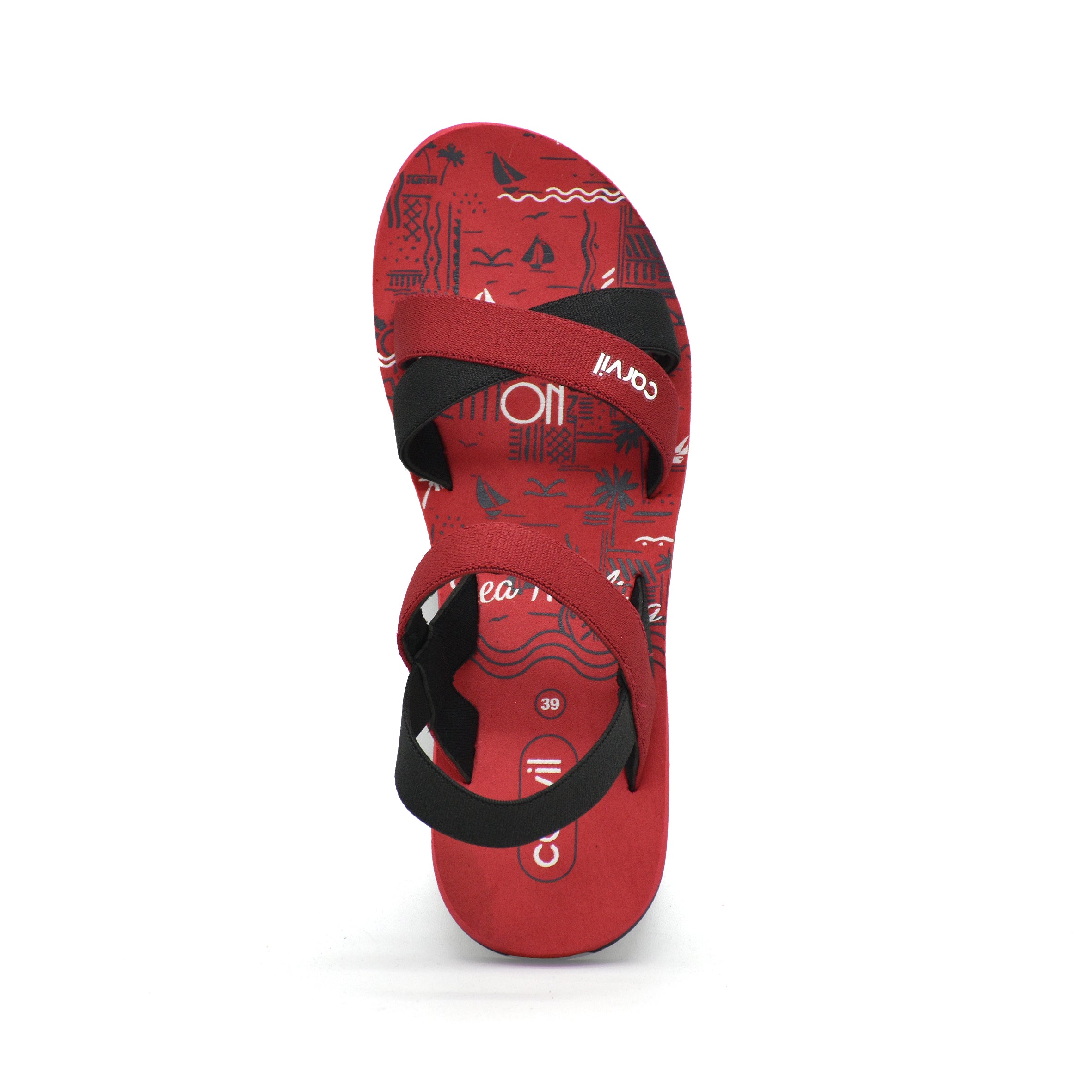 Carvil Sandal Anak Noventa - TB Black/Red