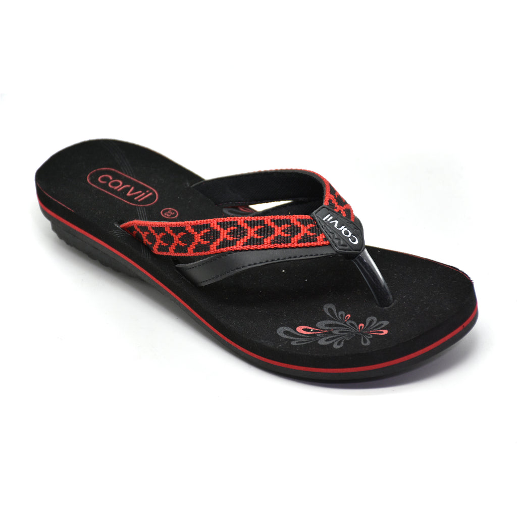 Carvil Sandal Anak NUMA-TW - BLACK/RED