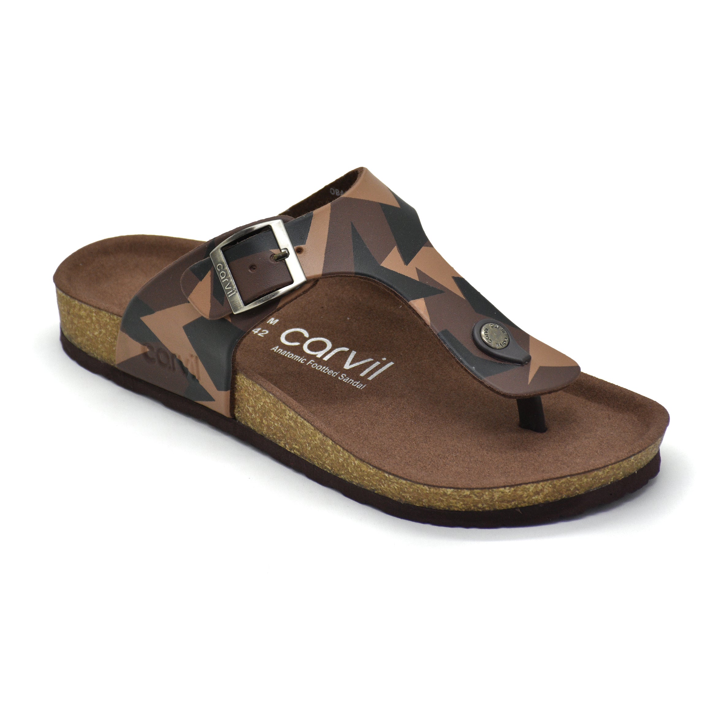Carvil Sandal Obama - 01 Brown/Stone