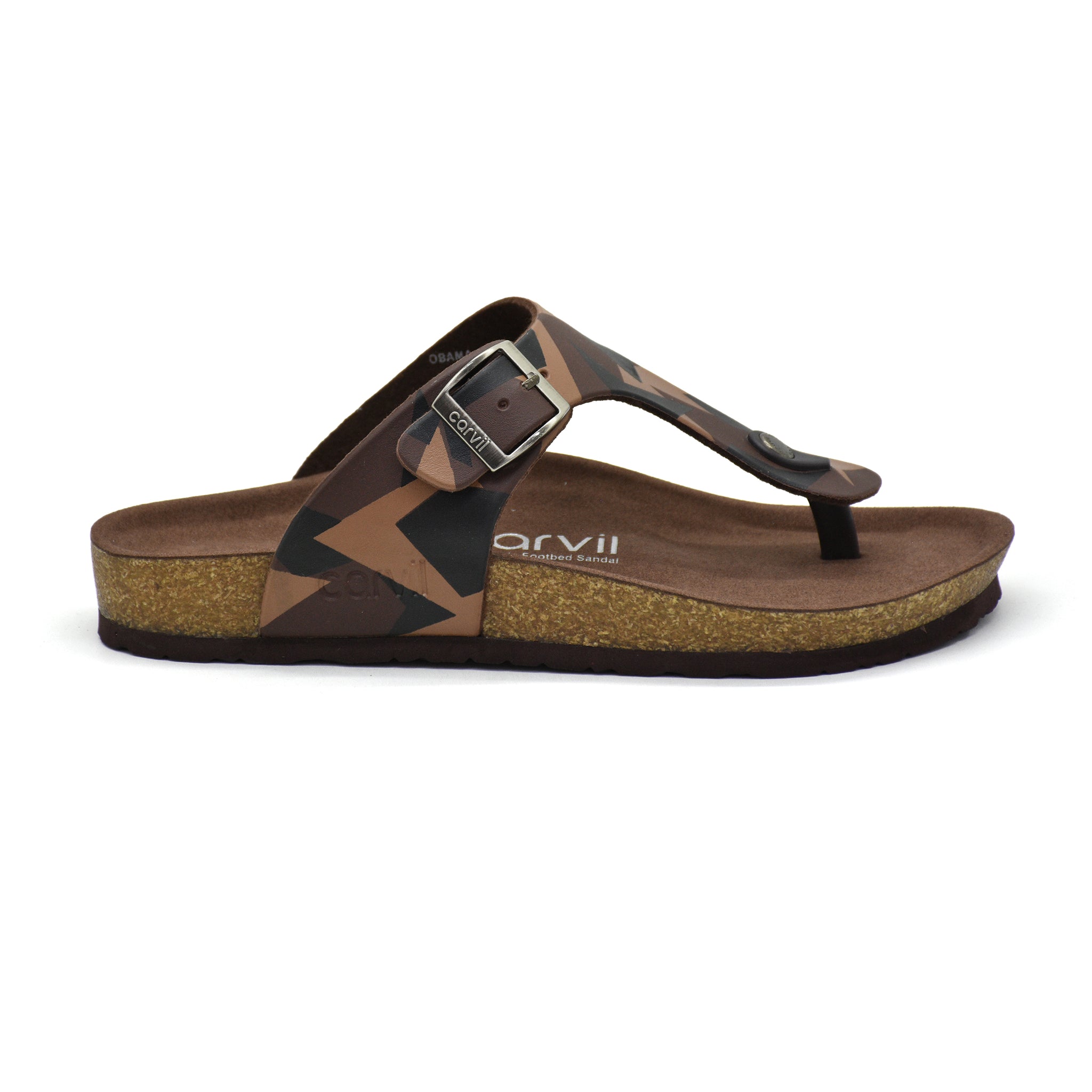 Carvil Sandal Obama - 01 Brown/Stone