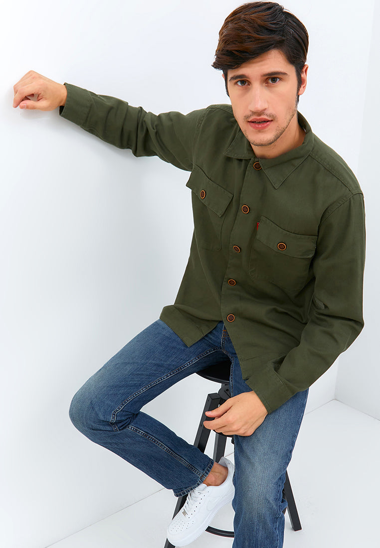 Carvil Jaket Pria OSVALD - ARM ARMY