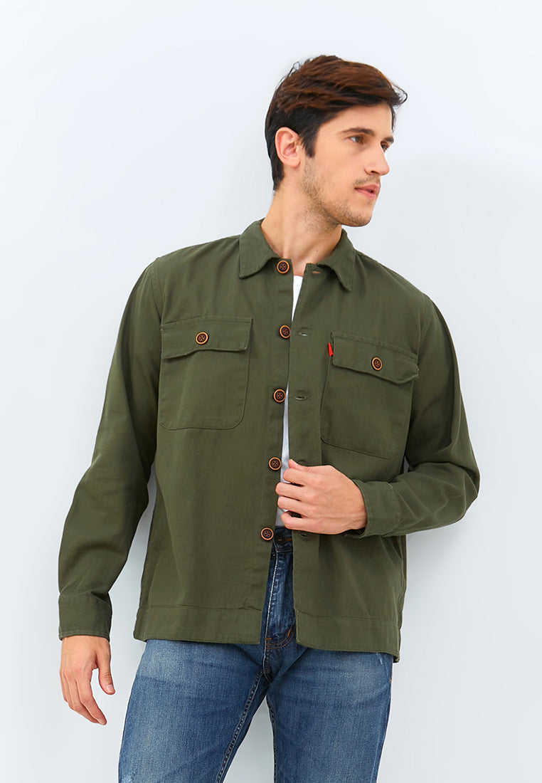 Carvil Jaket Pria OSVALD - ARM ARMY