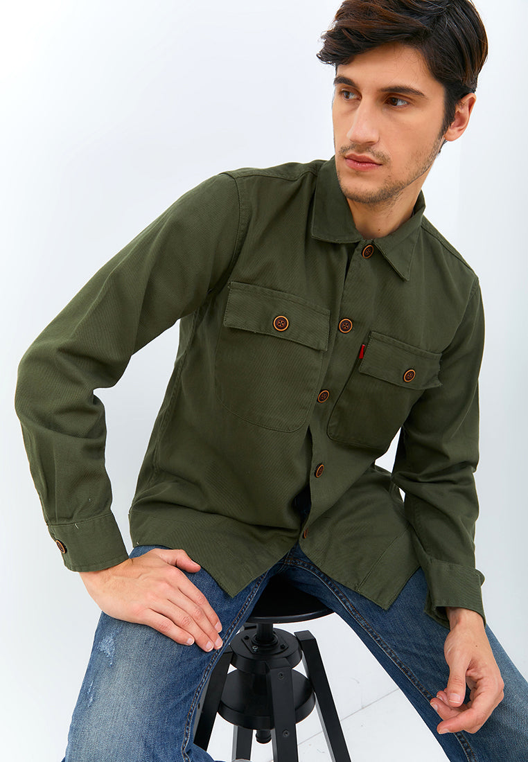 Carvil Jaket Pria OSVALD - ARM ARMY