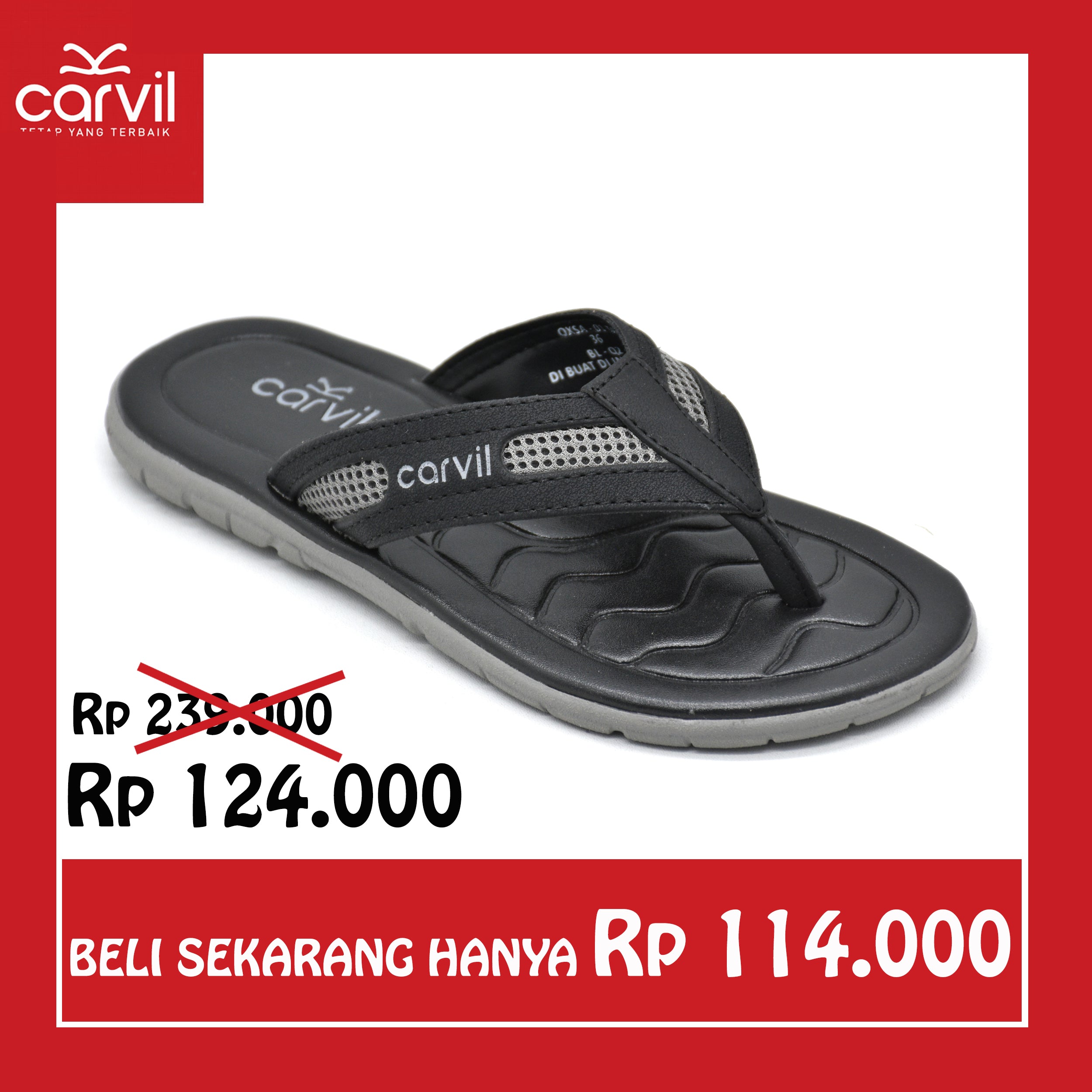 Carvil Sandal Anak OXSA-01 TP BLACK