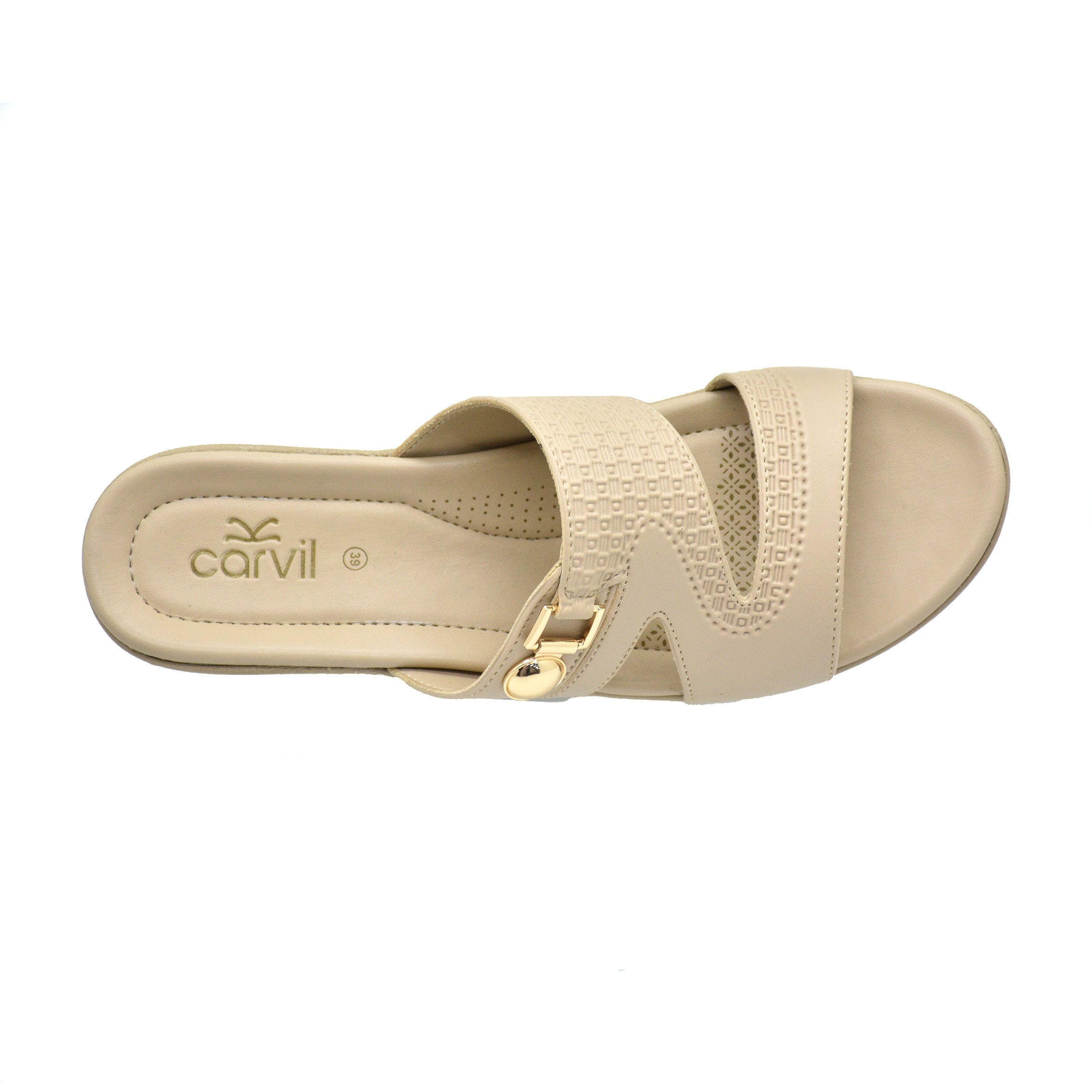 Carvil Sandal Wanita PAMINA-03 L BEIGE