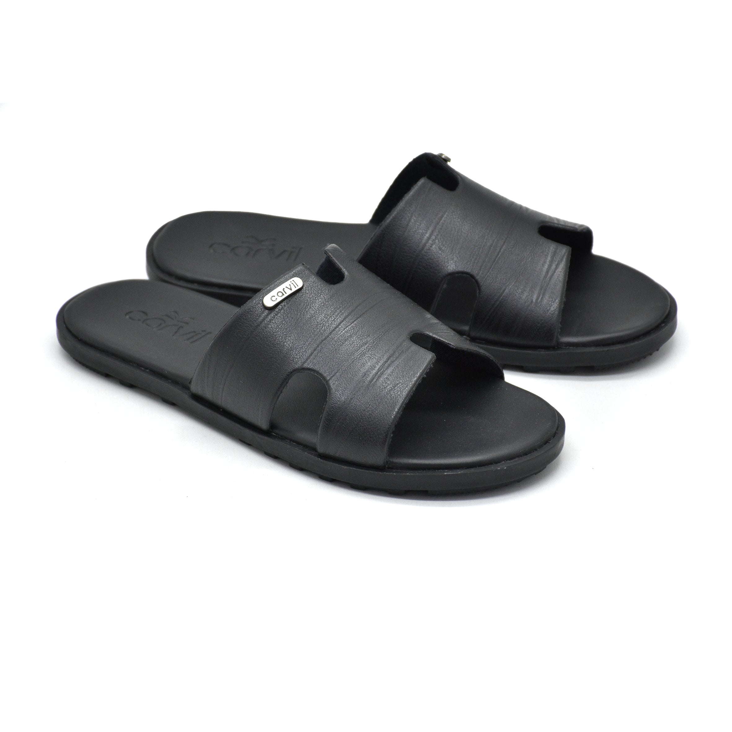 Carvil Sandal Pria PAMISH-01 M BLACK