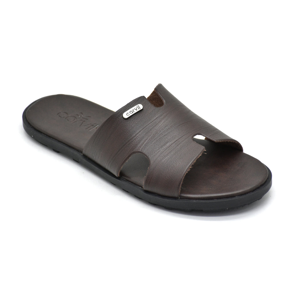 Carvil Sandal Pria PAMISH-01 M DARK BROWN