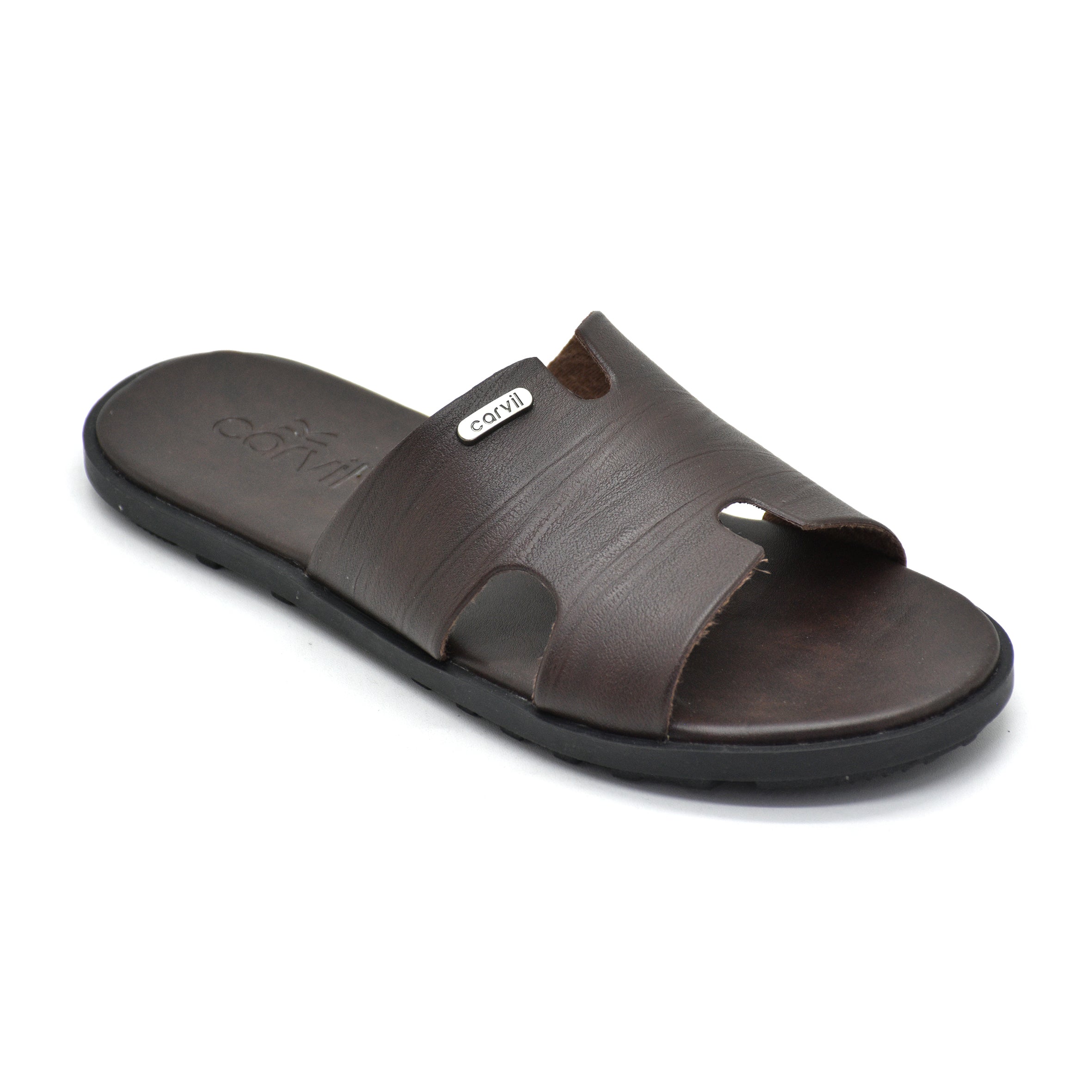 Carvil Sandal Pria PAMISH-01 M DARK BROWN