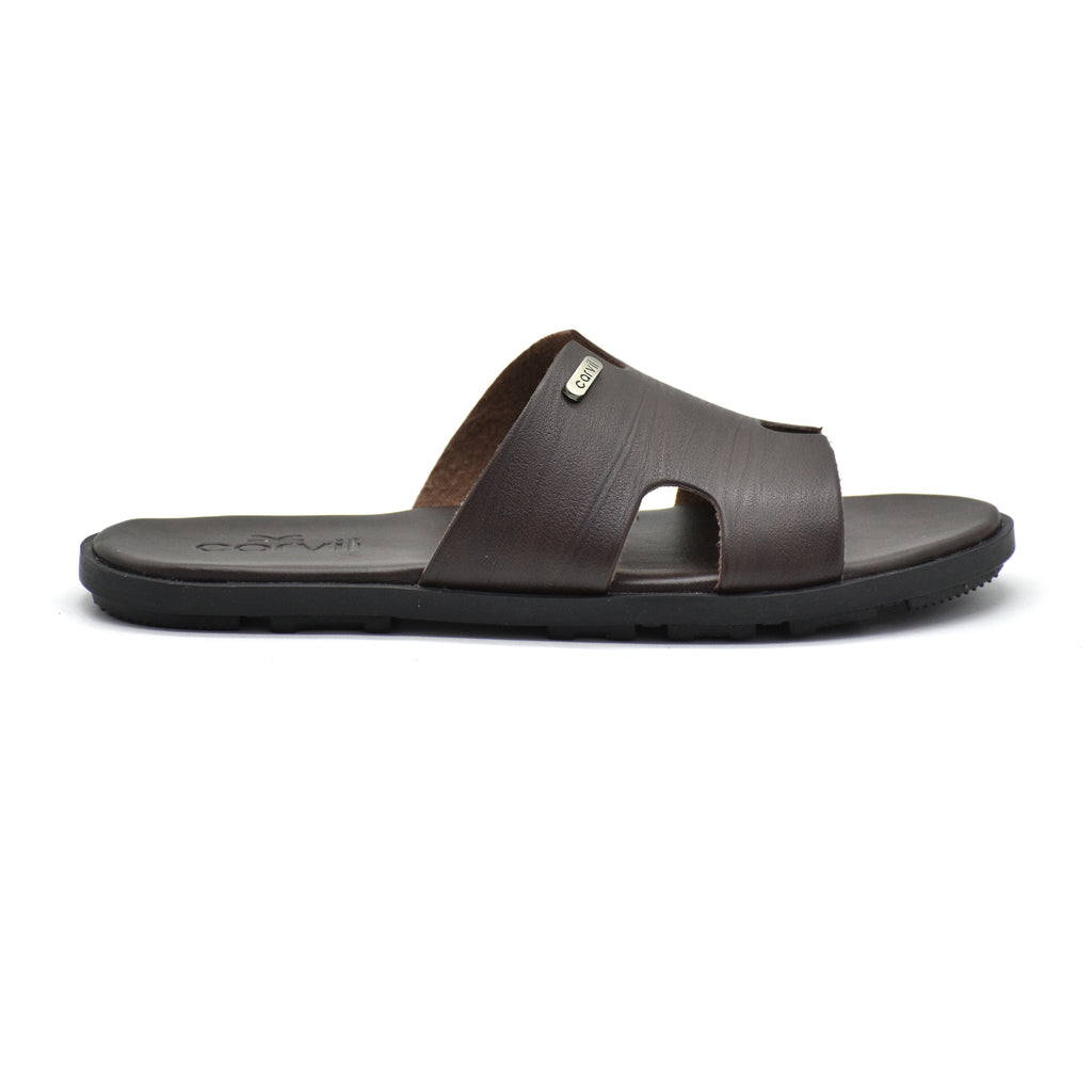 Carvil Sandal Pria PAMISH-01 M DARK BROWN