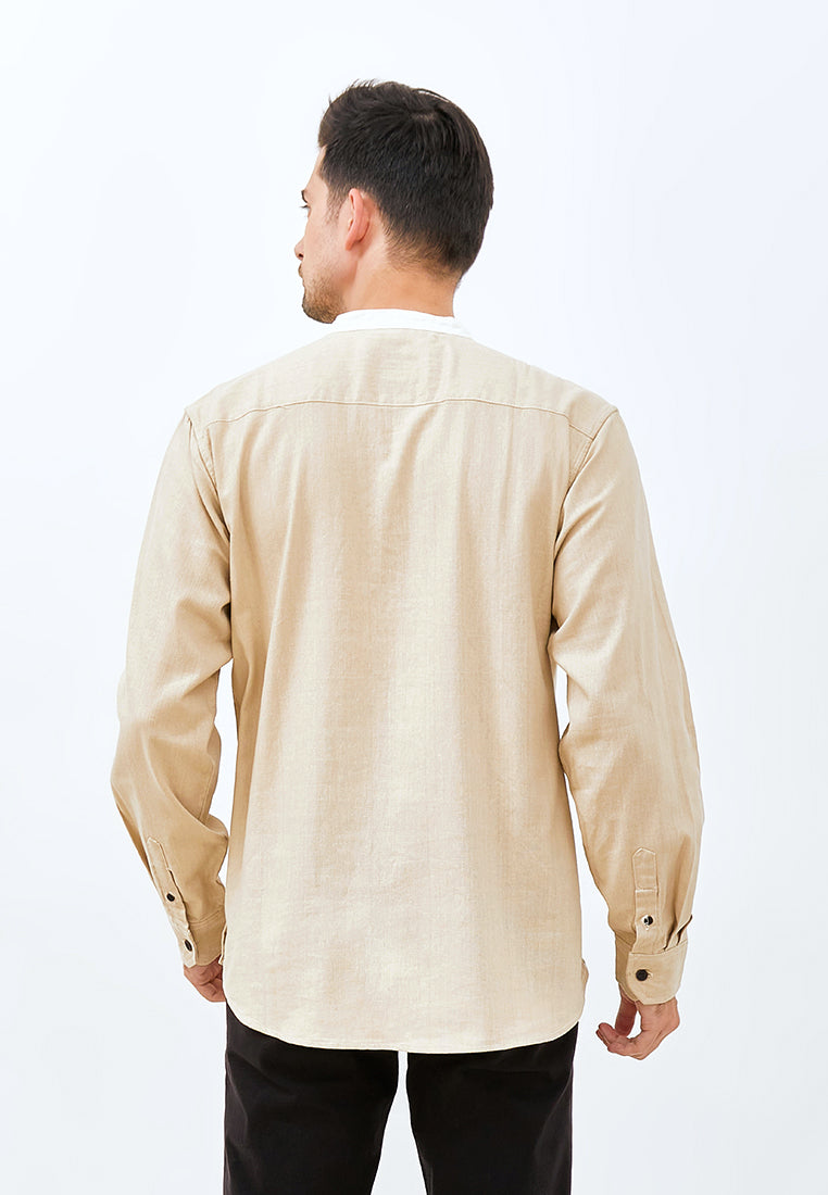Carvil Baju Koko Man PASHA-BRO BROWN