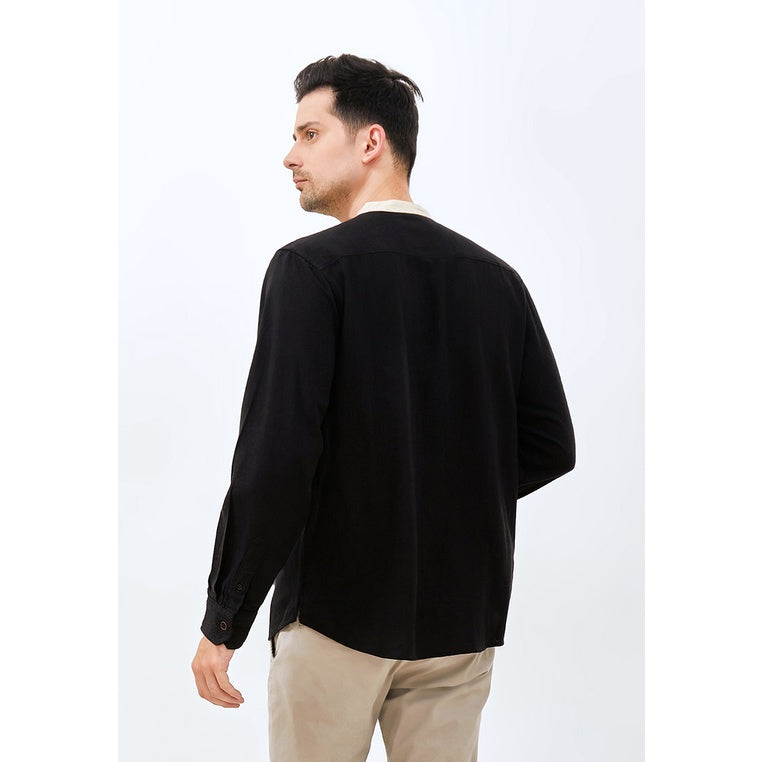 Carvil Baju Koko Pria PASHA-BLK
