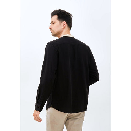 Carvil Baju Koko Pria PASHA-BLK