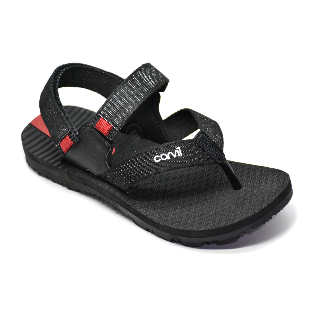 Carvil Sandal Gunung Pria PASIFIC-GM BLACK/RED
