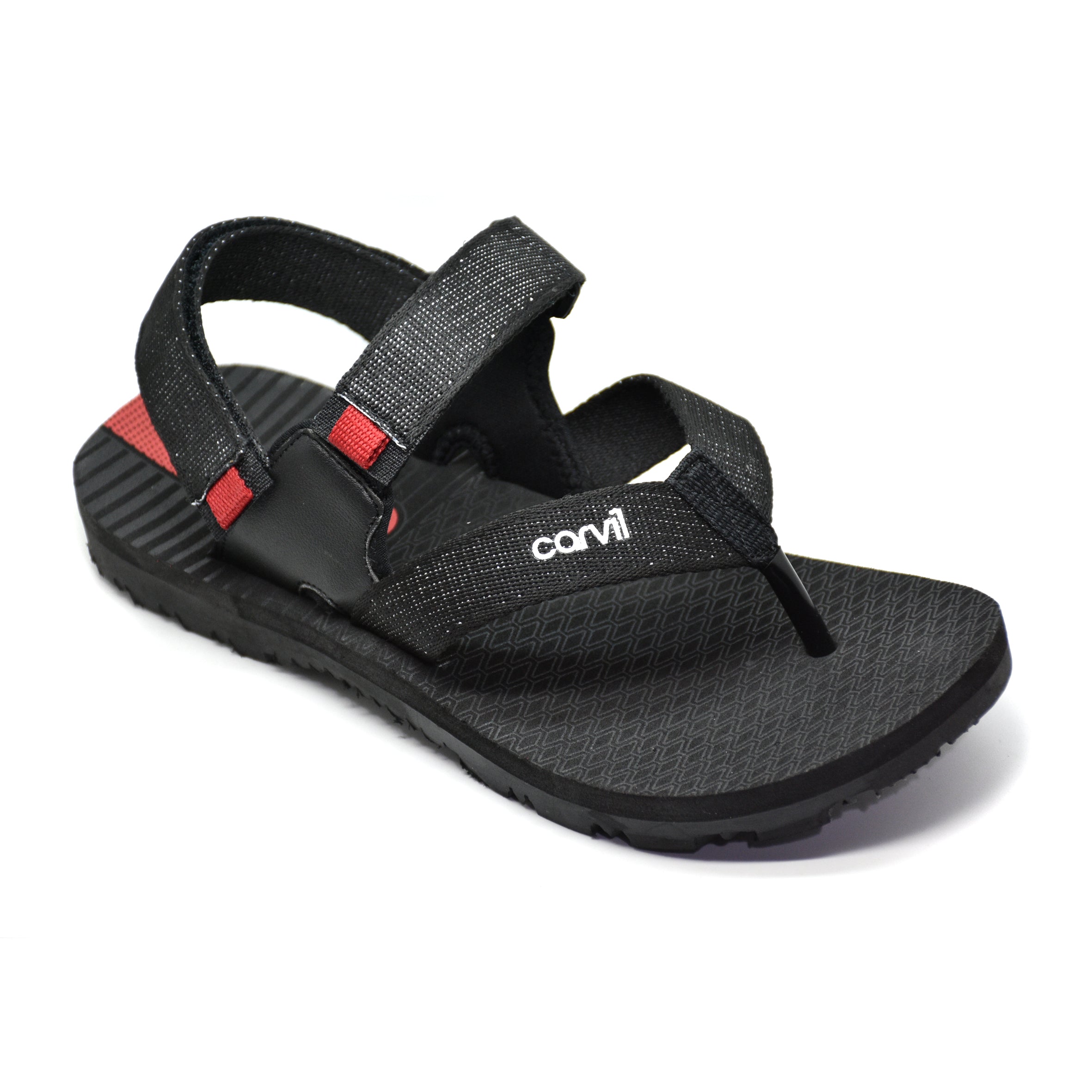Carvil Sandal Gunung Pria PASIFIC-GM BLACK/RED