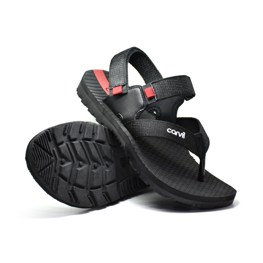 Carvil Sandal Gunung Pria PASIFIC-GM BLACK/RED