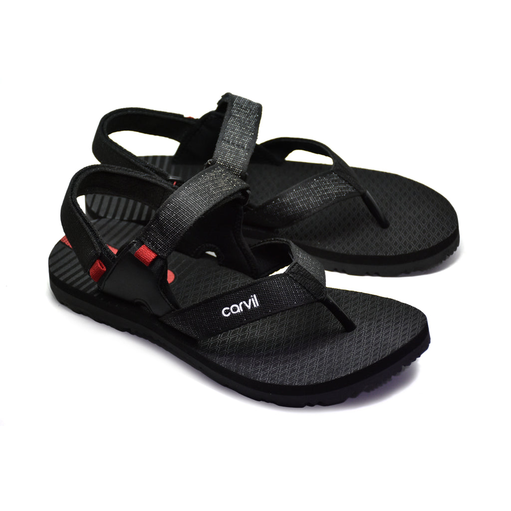 Carvil Sandal Gunung Pria PASIFIC-GM BLACK/RED