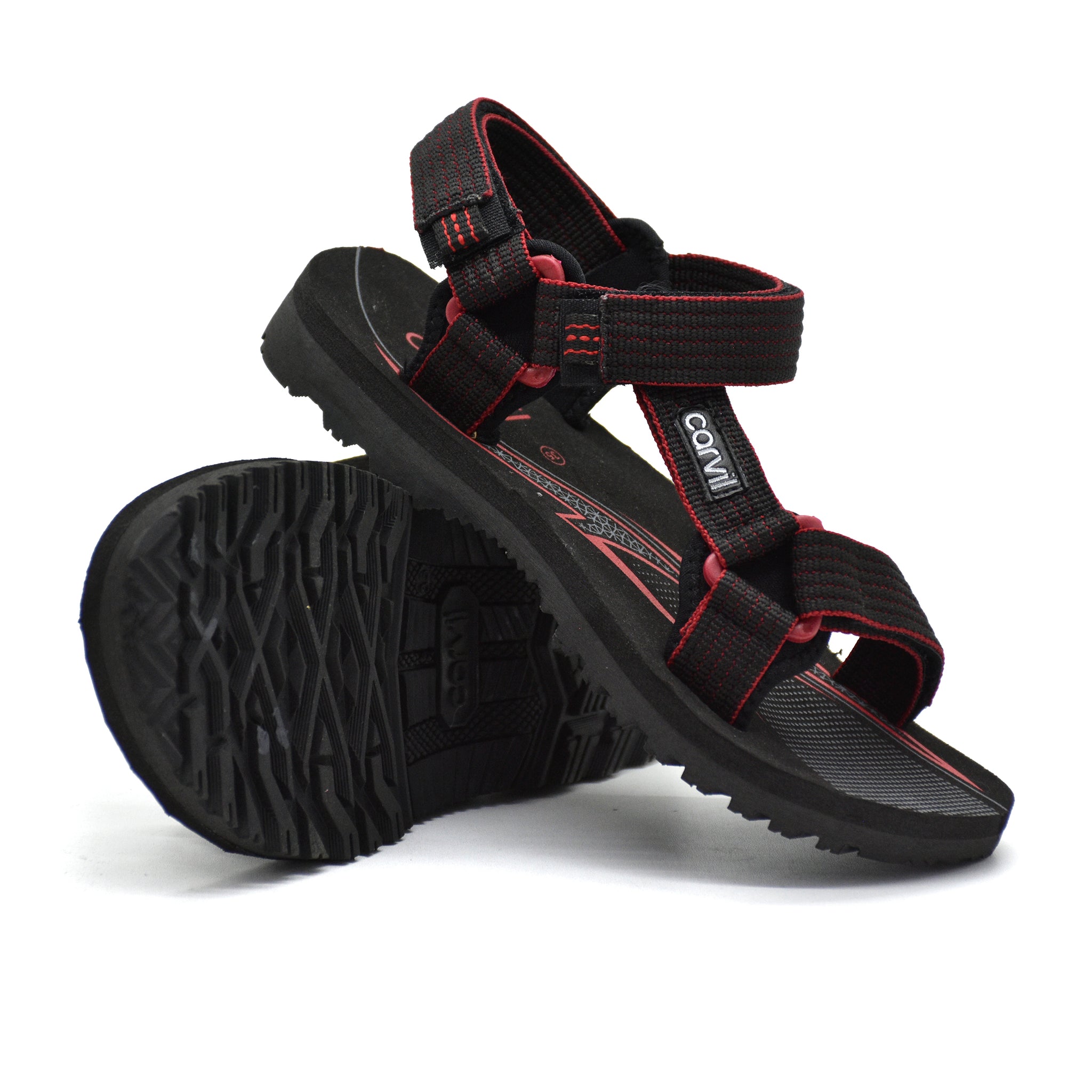 Carvil Sandal Anak PLANERY-GT BLACK/RED