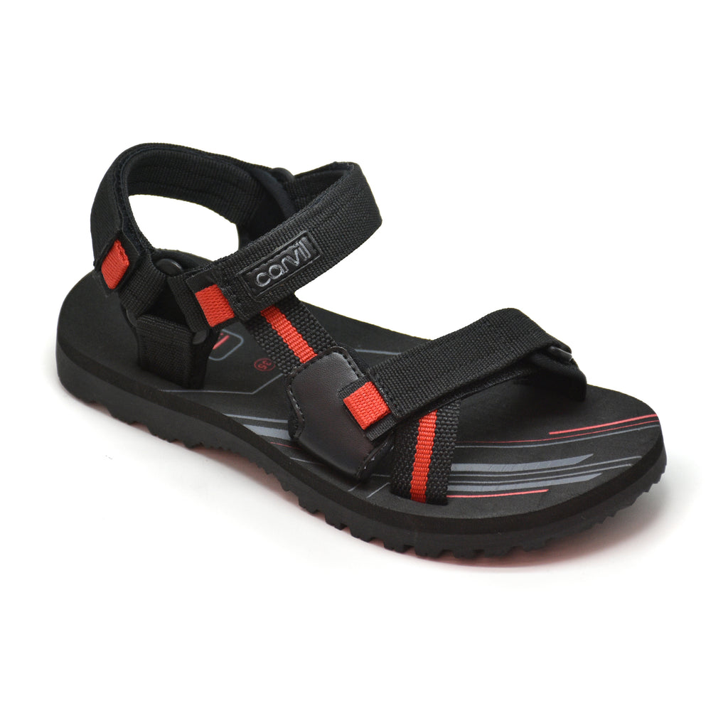 Carvil Sandal Anak POLAROID-GT BLACK/RED