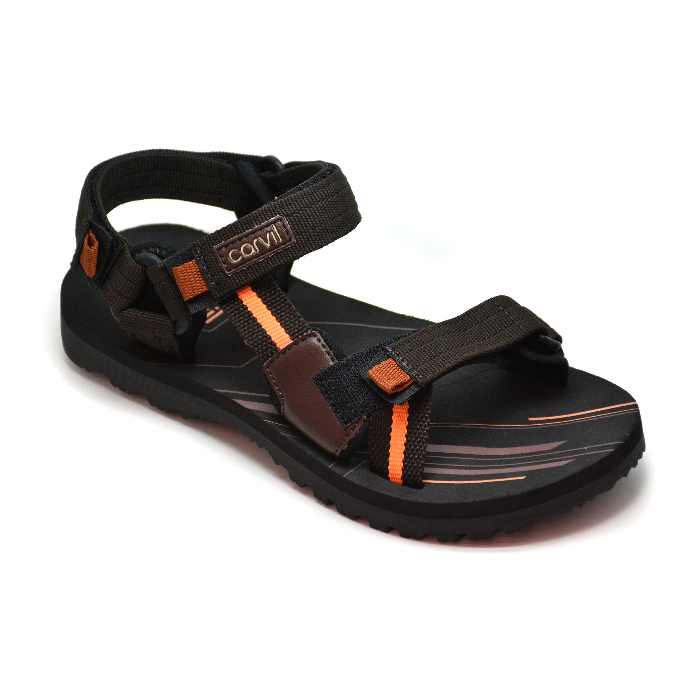 Carvil Sandal Anak POLAROID-GT BROWN/ORANGE