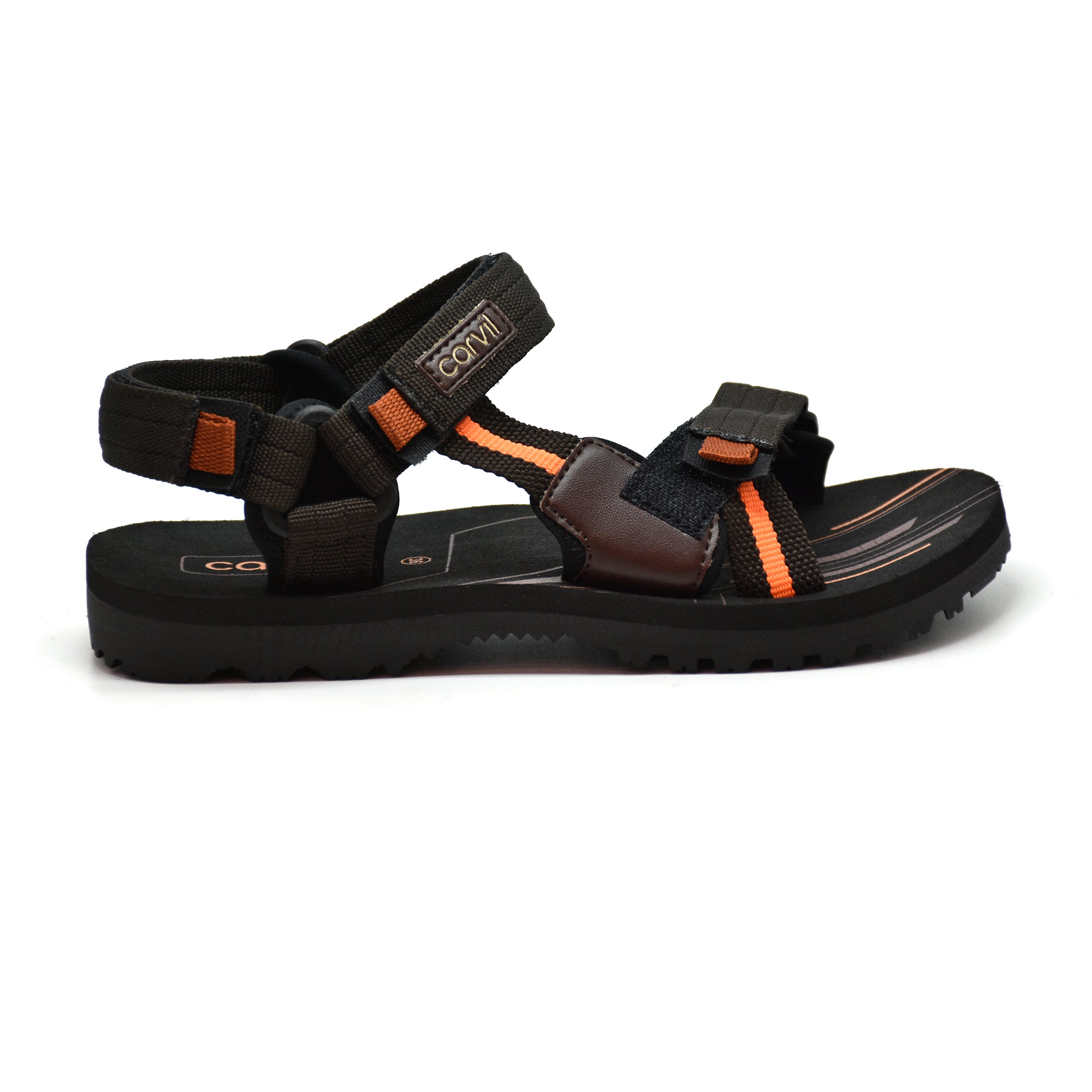 Carvil Sandal Anak POLAROID-GT BROWN/ORANGE
