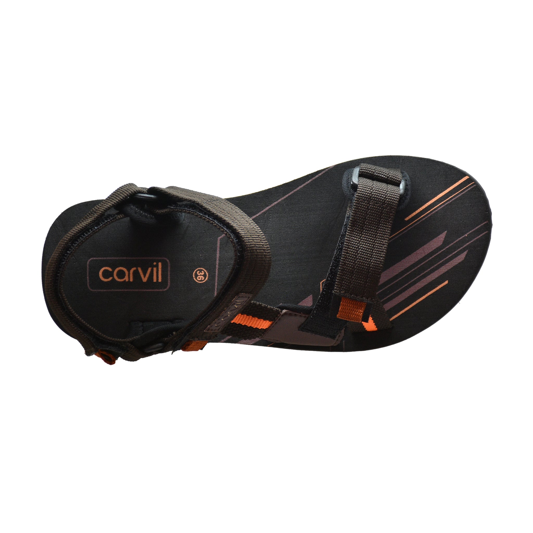 Carvil Sandal Anak POLAROID-GT BROWN/ORANGE