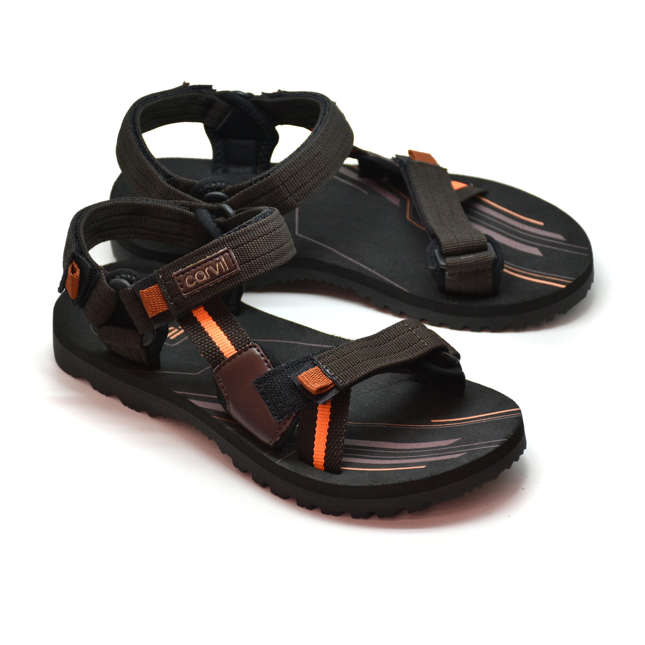 Carvil Sandal Anak POLAROID-GT BROWN/ORANGE