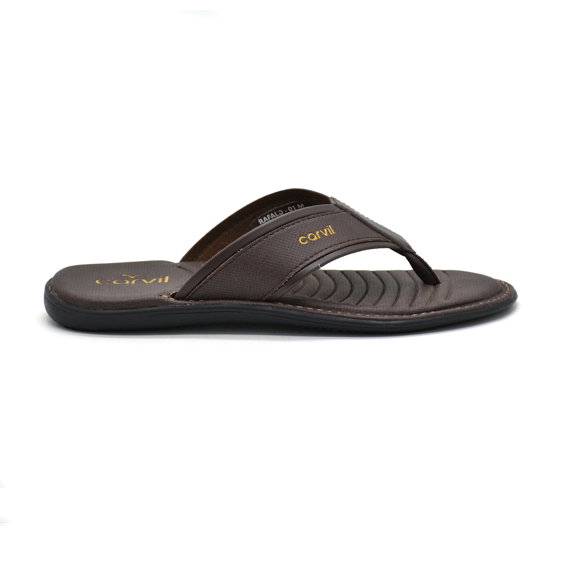 Carvil Sandal Pria RAFALO-01 M DARK BROWN