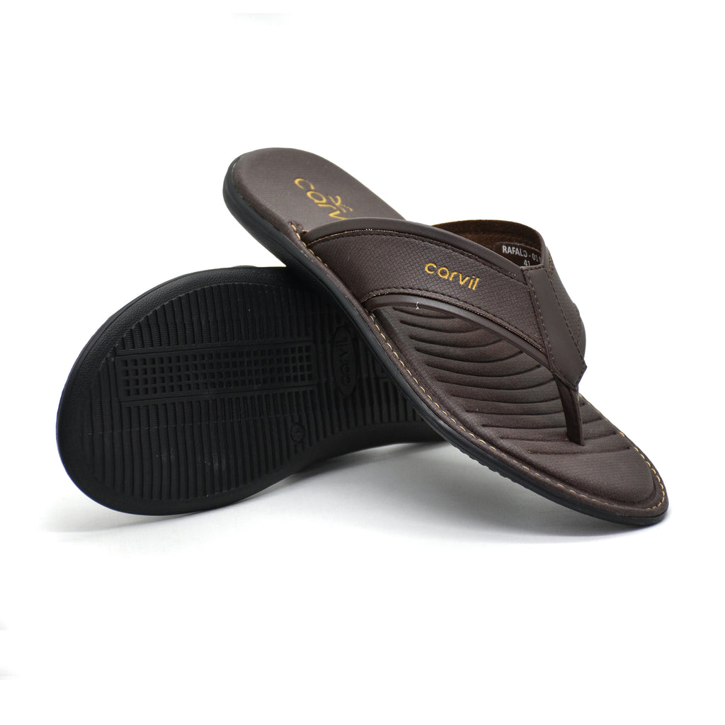 Carvil Sandal Pria RAFALO-01 M DARK BROWN