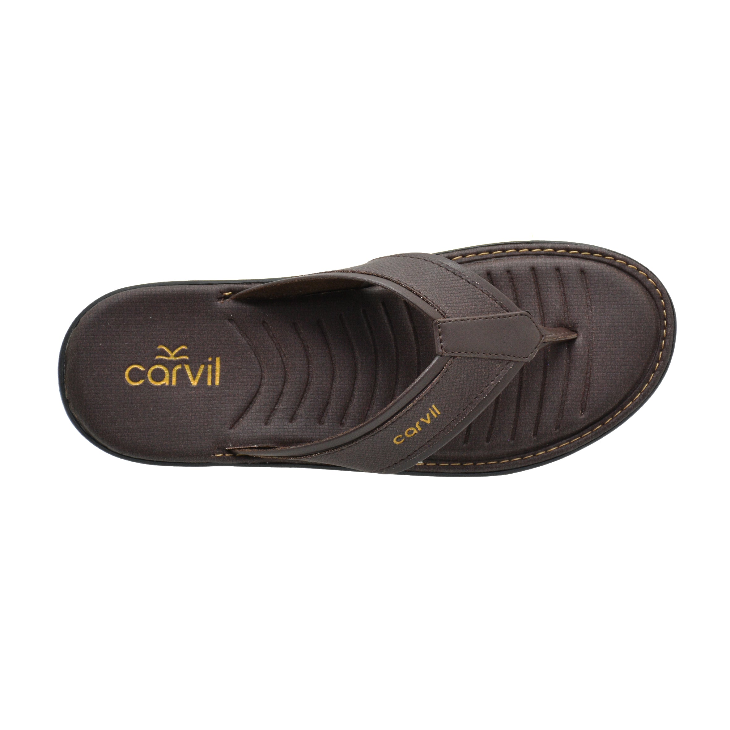 Carvil Sandal Pria RAFALO-01 M DARK BROWN