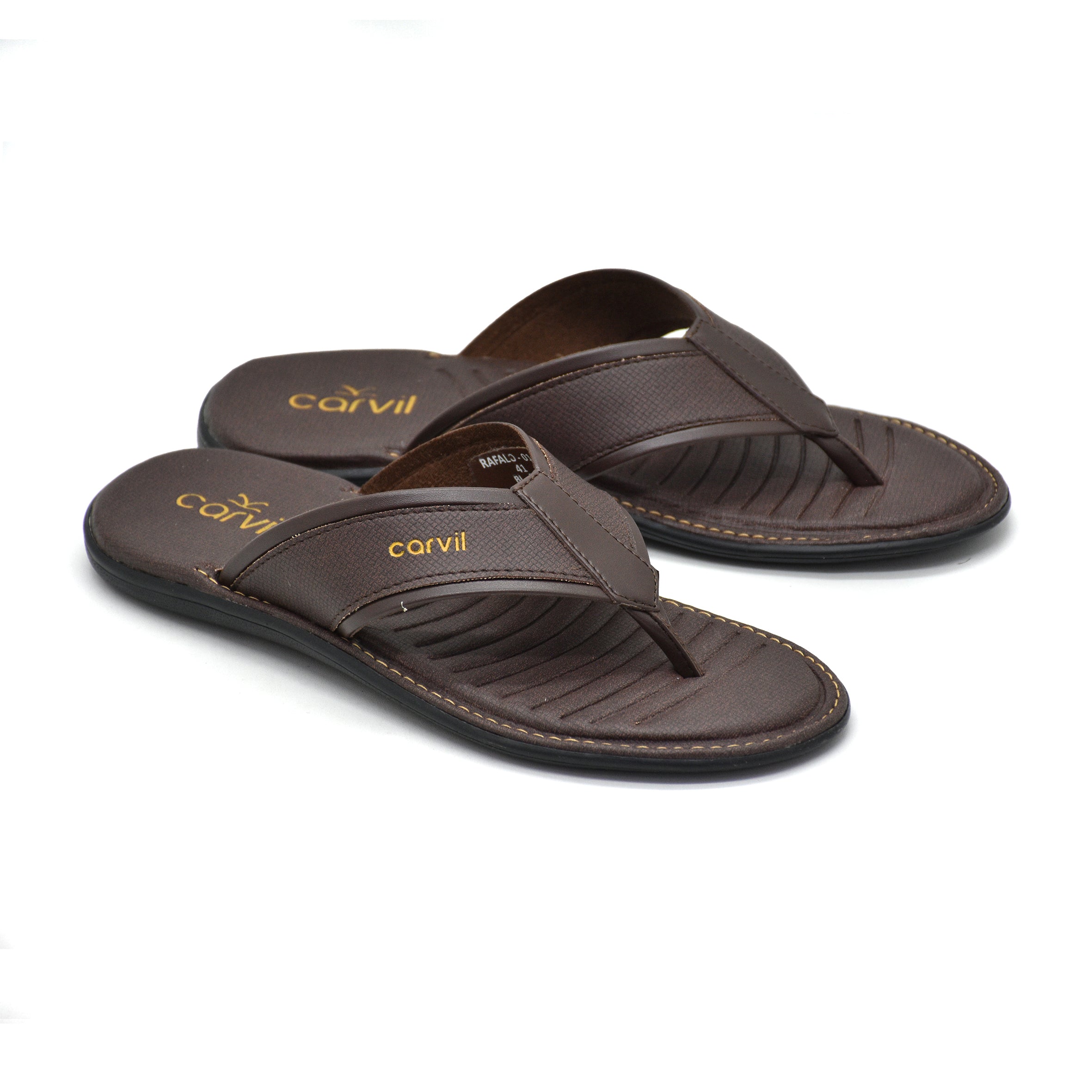 Carvil Sandal Pria RAFALO-01 M DARK BROWN