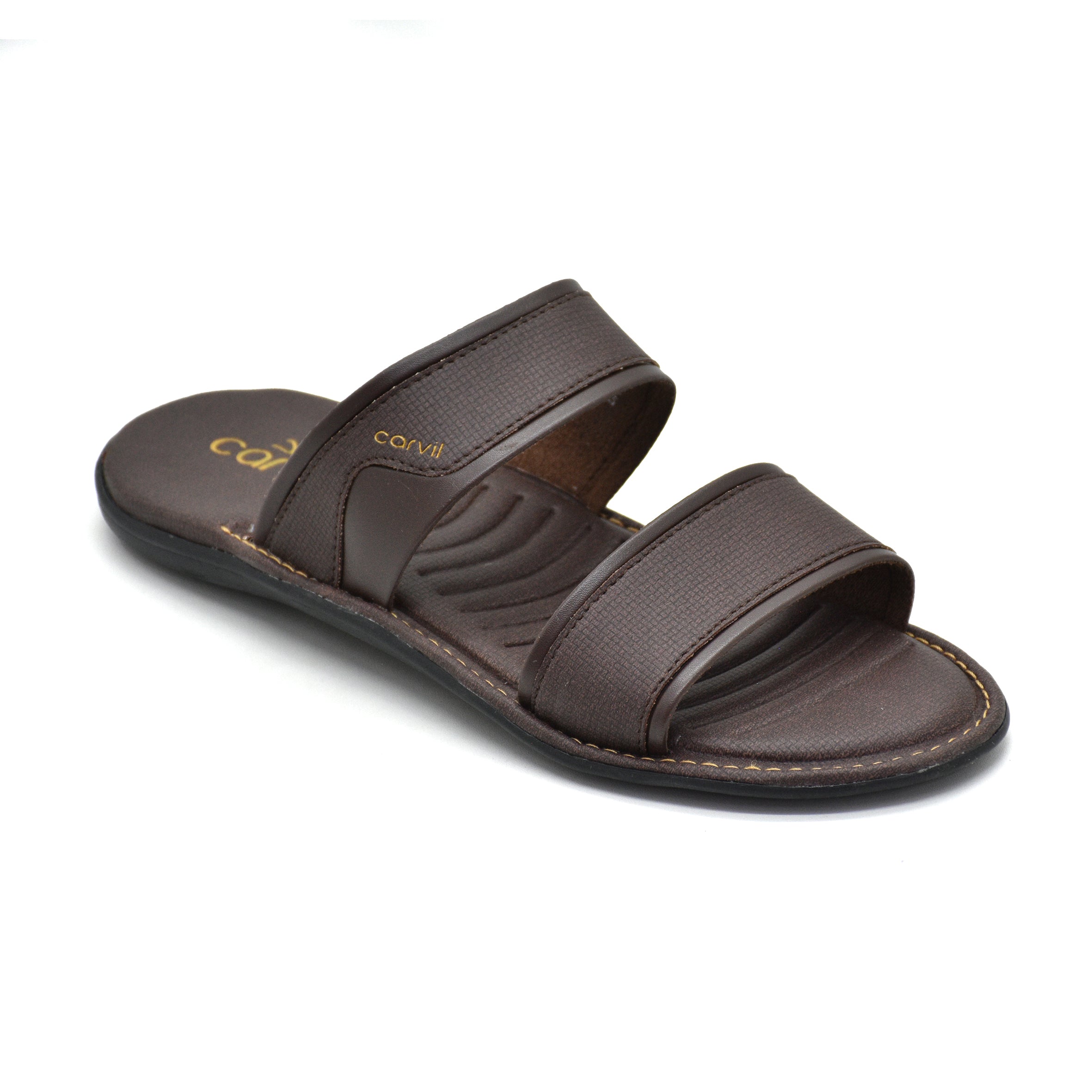 Carvil Sandal Pria RAFALO-02 M DARK BROWN
